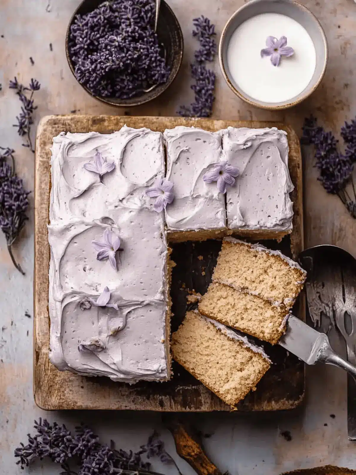 Decadent London Fog Cake with Earl Grey and Lavender Bliss 2 London Fog Cake