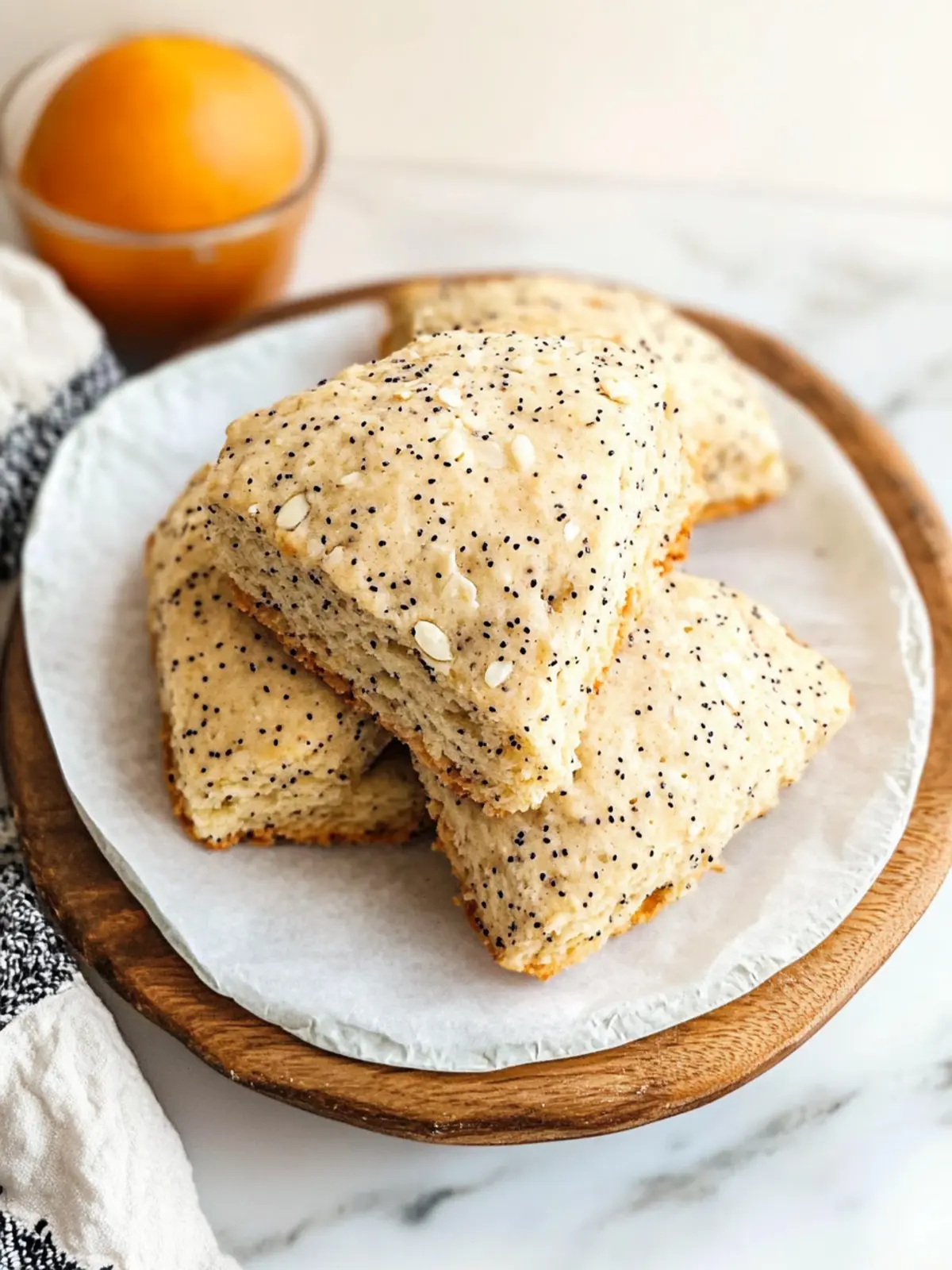 Heavenly Almond Poppyseed Scones for Your Perfect Tea Time 2 Almond Poppyseed Scones