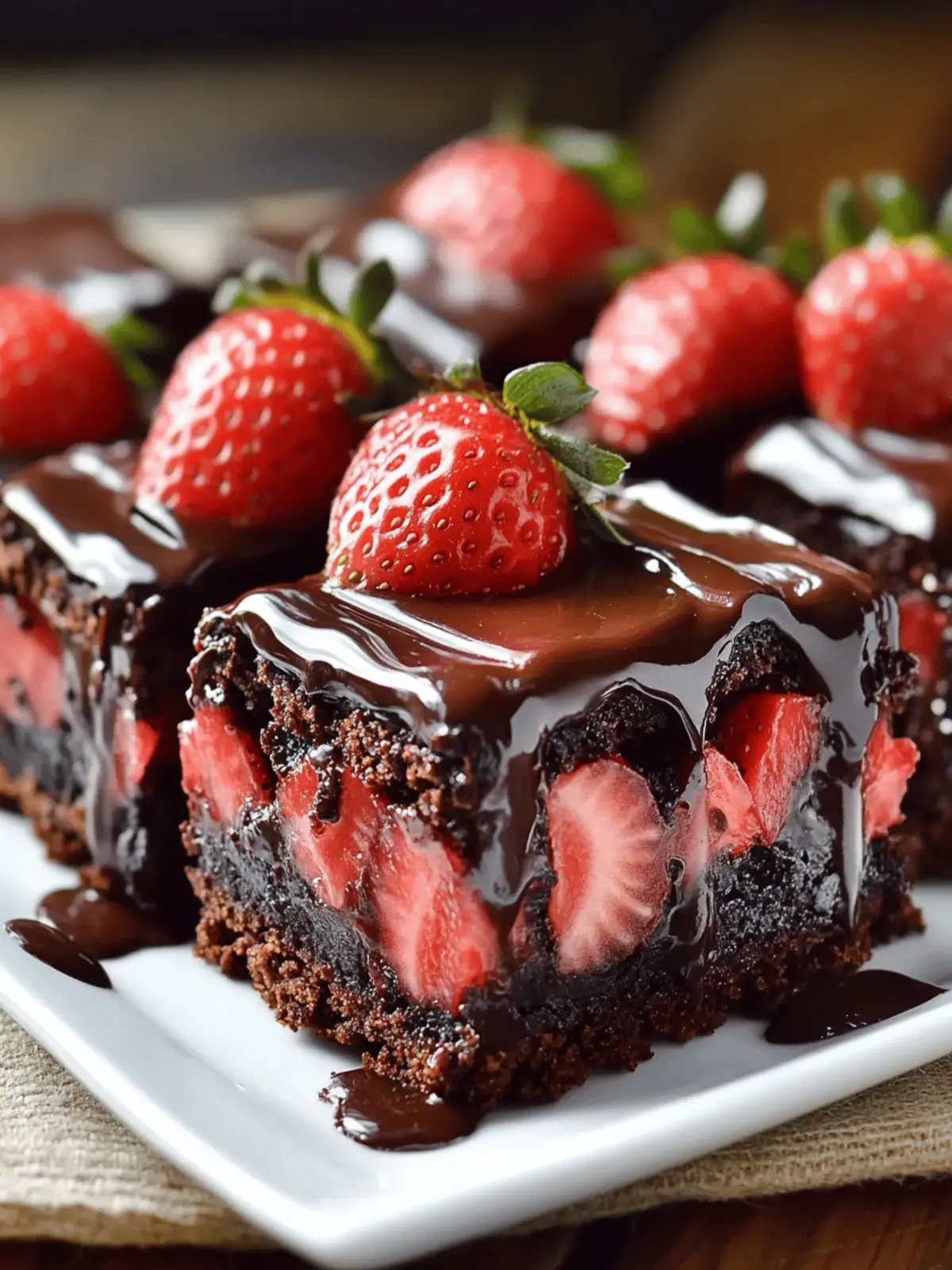 Irresistible Chocolate Covered Strawberry Brownies to Indulge 3 Chocolate Covered Strawberry Brownies