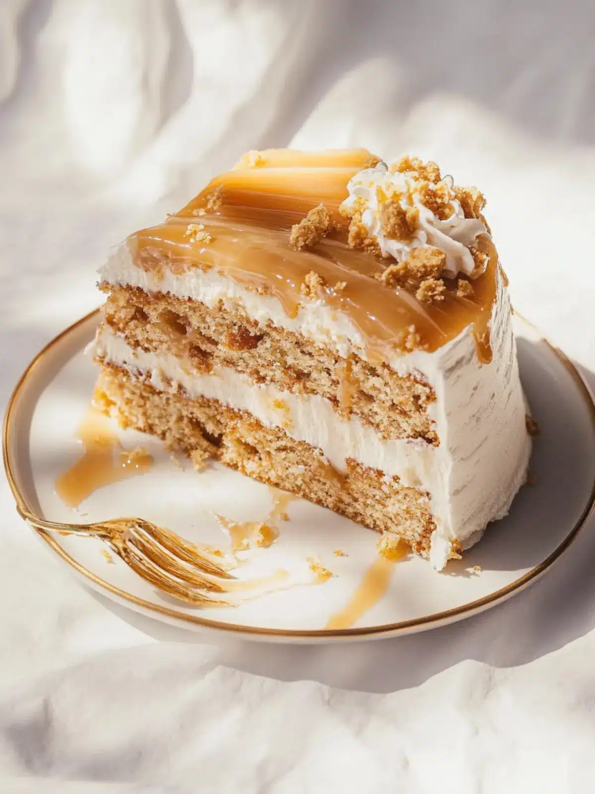 Caramel Crunch Cake: A Sweet Delight with Pecan Magic 3 Caramel Crunch Cake