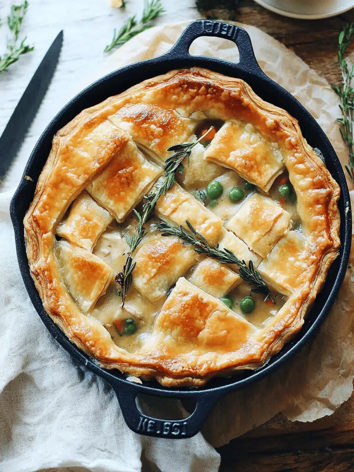 Elevate Dinner with French-Inspired Chicken Pot Pie Magic 2 French-Inspired Chicken Pot Pie
