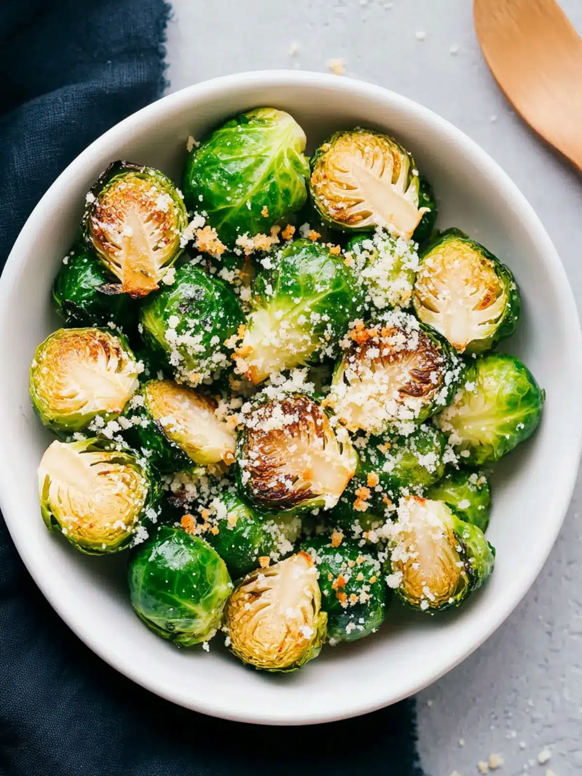 Delicious Roasted Brussels Sprouts with a Crunchy Twist 2 Roasted Brussels Sprouts