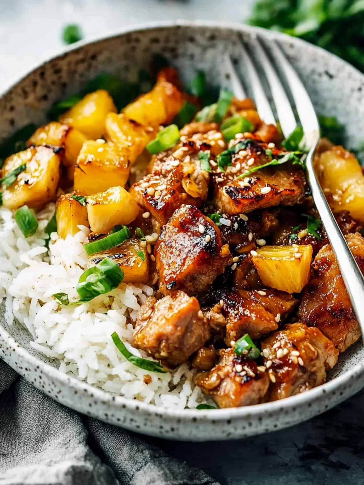 Pineapple Pork with Coconut Rice: A Tropical Flavor Escape 3 Pineapple Pork with Coconut Rice