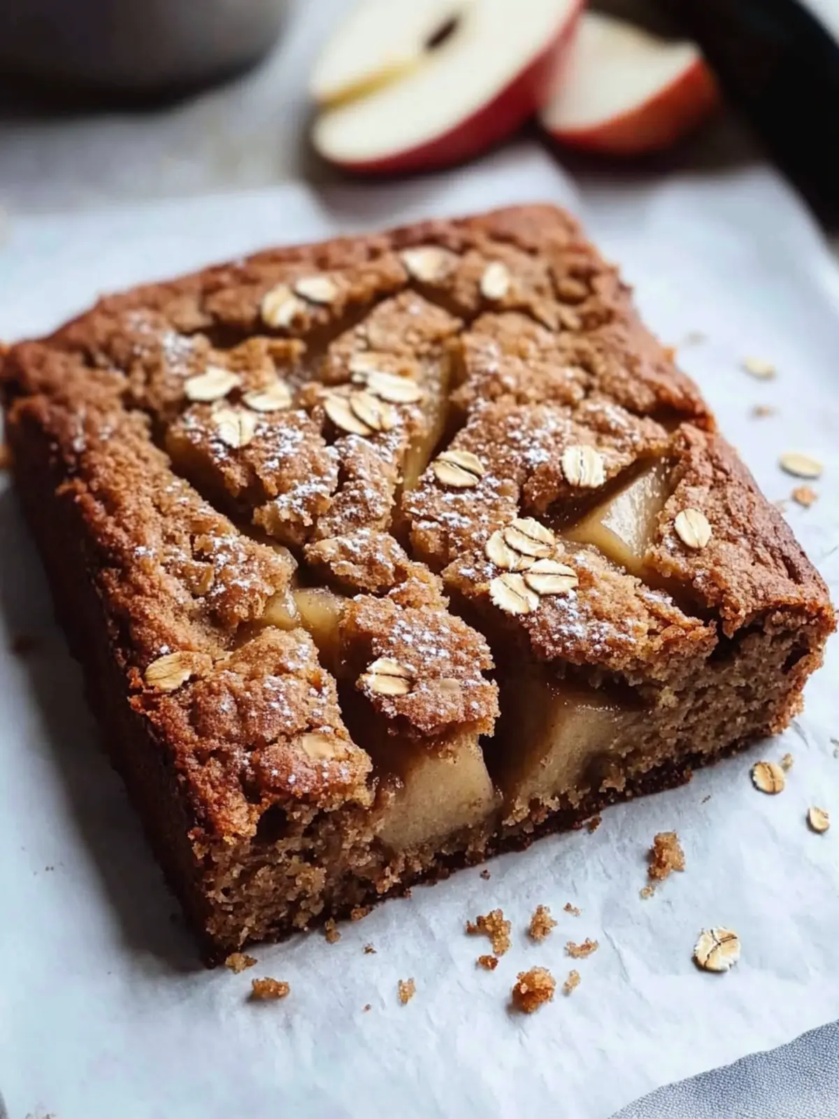 Indulge in Healthy Breakfast Oatmeal Apple Cake Flourless Delight 3 Healthy Breakfast Oatmeal Apple Cake (Flourless)