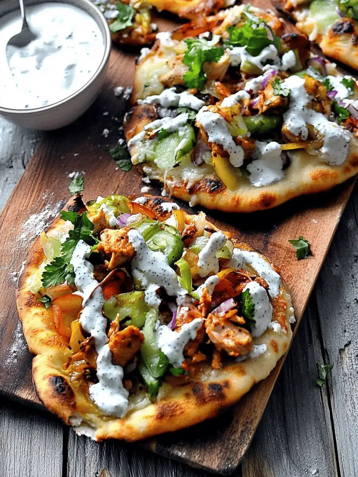 Tandoori Chicken Naan Pizza: A Flavorful Twist on Tradition 2 Tandoori Chicken Naan Pizza