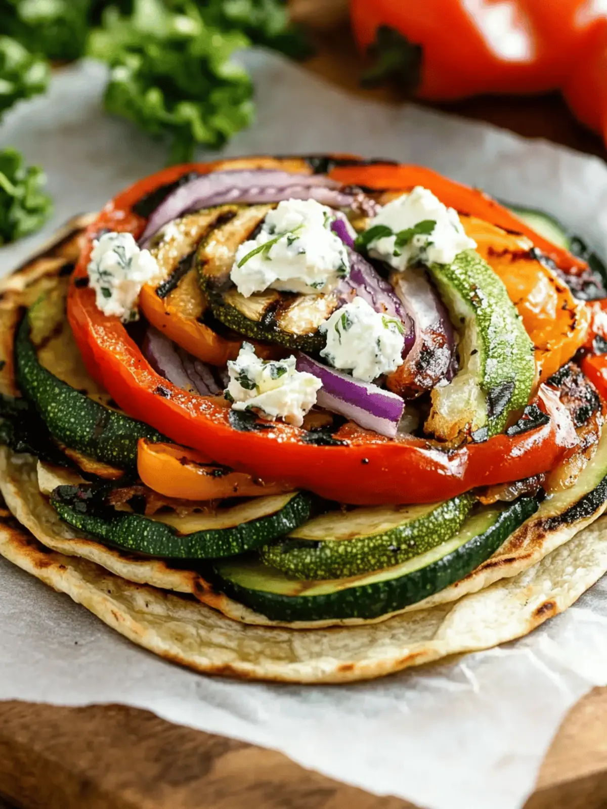 Skewer-Free Grilled Veggie Wraps for Flavor-Packed Adventures 3 Skewer-Free Grilled Veggie Wraps