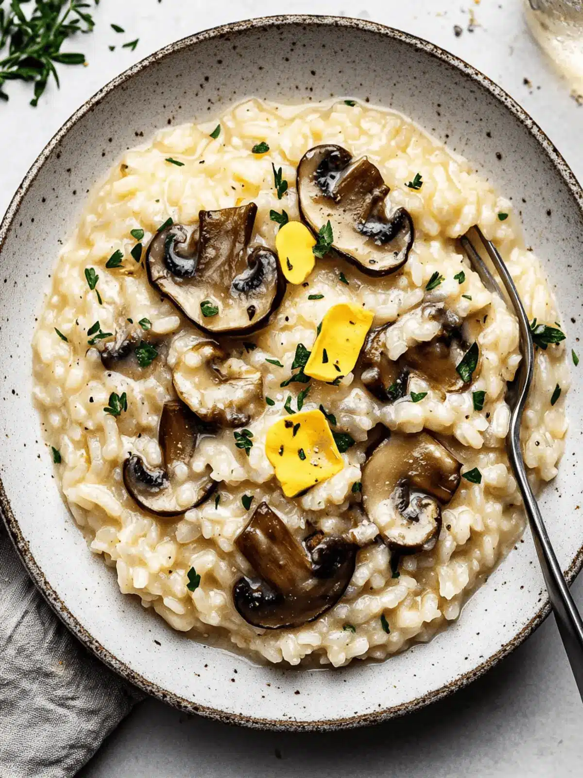 Creamy Mushroom Risotto Comforting Flavor for Every Occasion 2 Mushroom Risotto