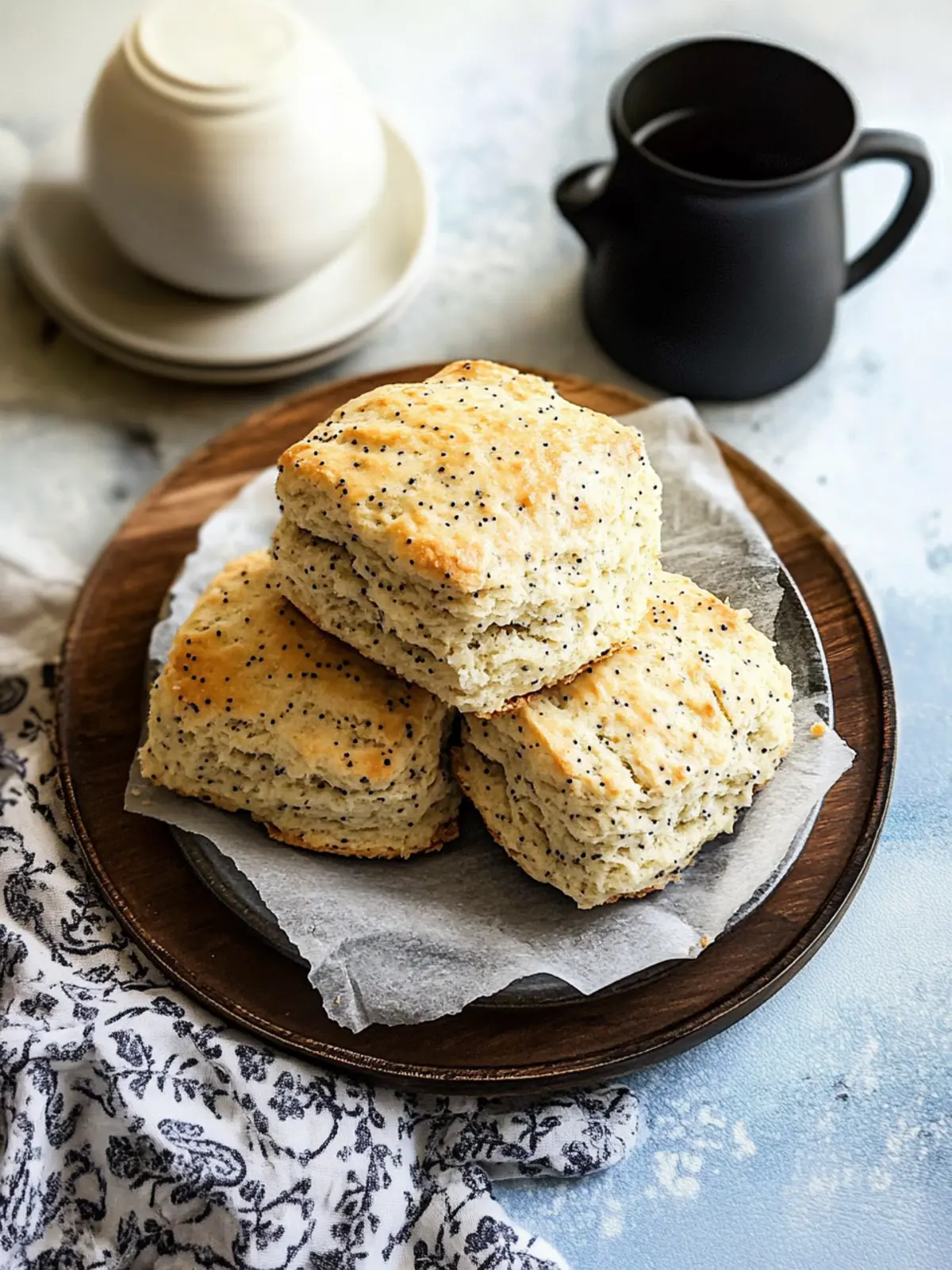 Heavenly Almond Poppyseed Scones for Your Perfect Tea Time 3 Almond Poppyseed Scones