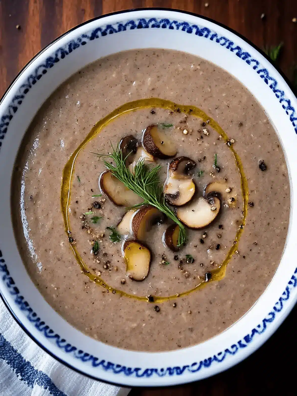 5-Ingredient Creamy Mushroom Soup That's Perfectly Cozy 4 5-Ingredient Creamy Mushroom Soup