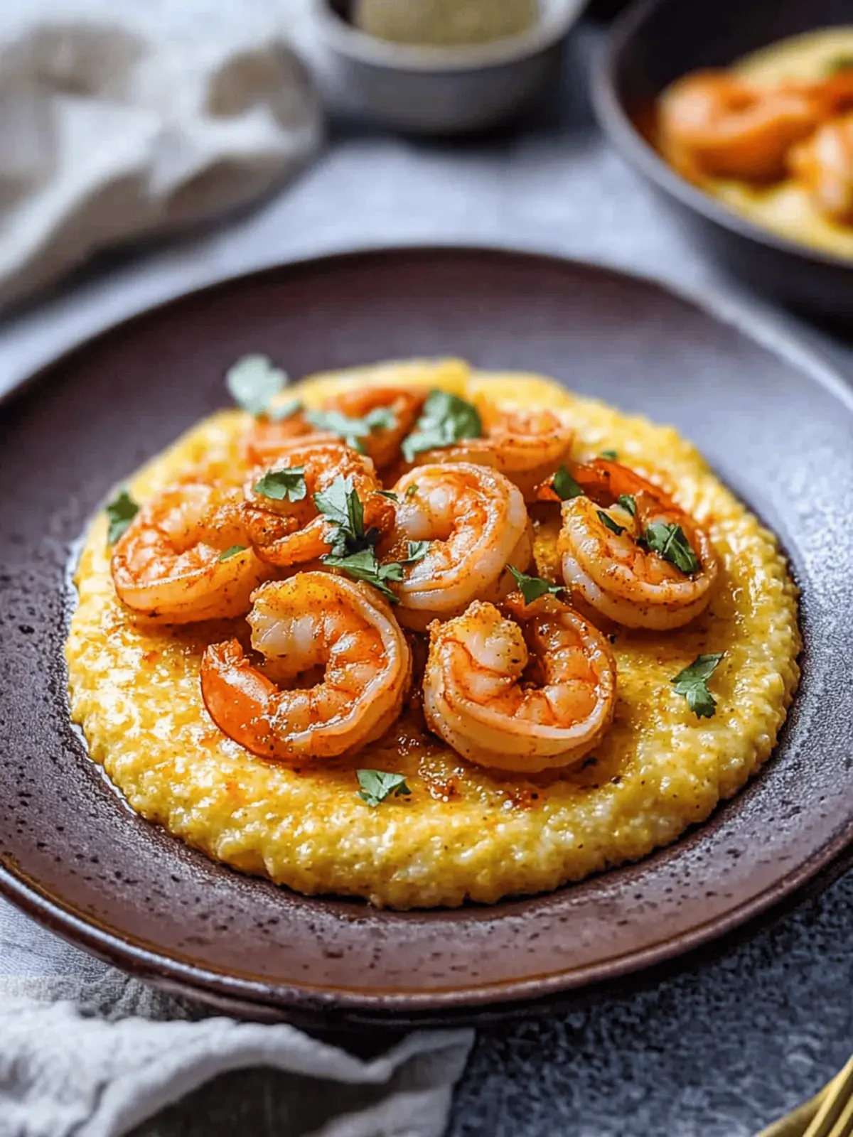 Red Chile Spiced Shrimp and Grits with a North African Twist 3 Red Chile Spiced Shrimp and Grits