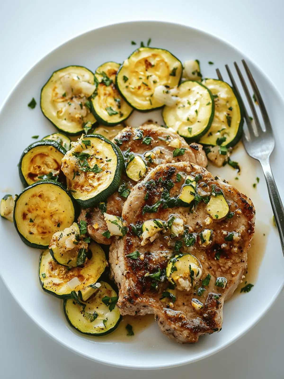 Quick Pork Chops with Zucchini for a Flavorful Dinner Rush 3 Quick Pork Chops with Zucchini