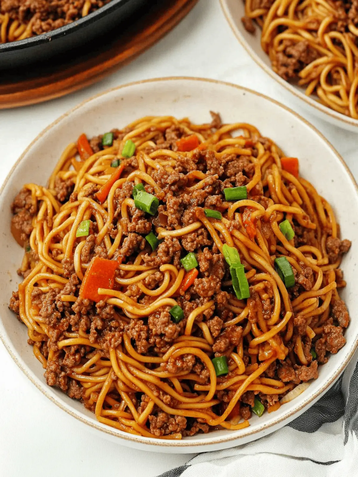 Savory Ground Beef Noodles Ready in 30 Minutes! 2 Ground Beef Noodles