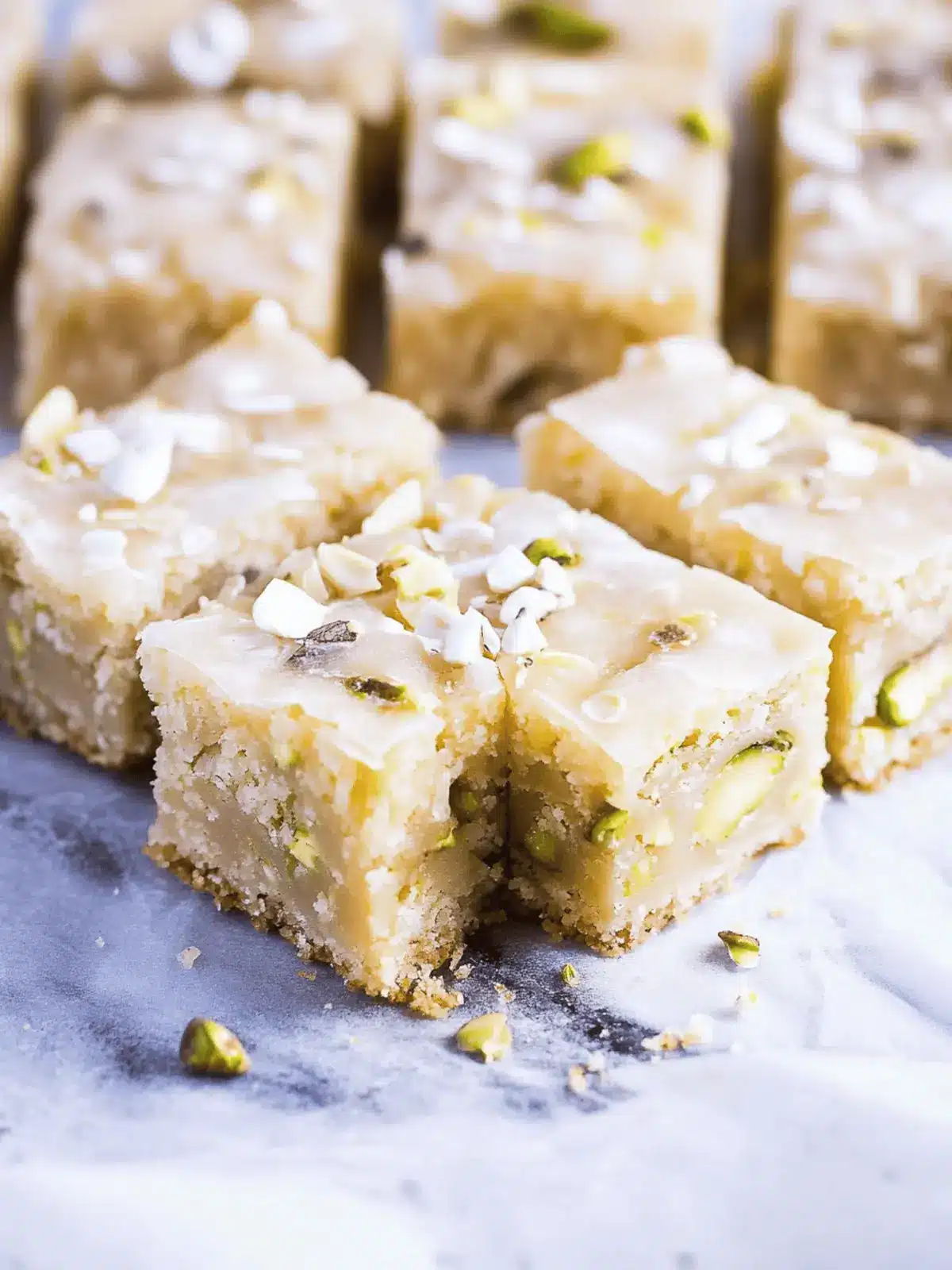 Chewy Lemon Pistachio Blondies That Will Brighten Your Day 3 Lemon Pistachio Blondies