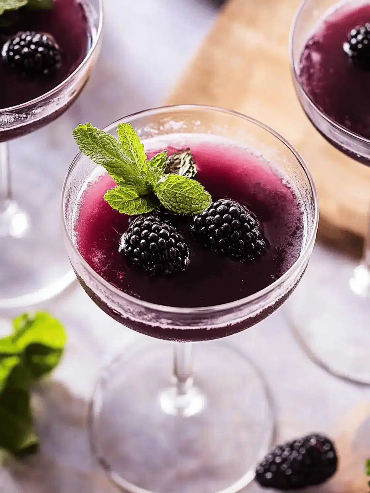 Revitalize Your Evenings with Muddled Blackberry and Mint Gin Cocktail 3 Muddled Blackberry and Mint Gin Cocktail