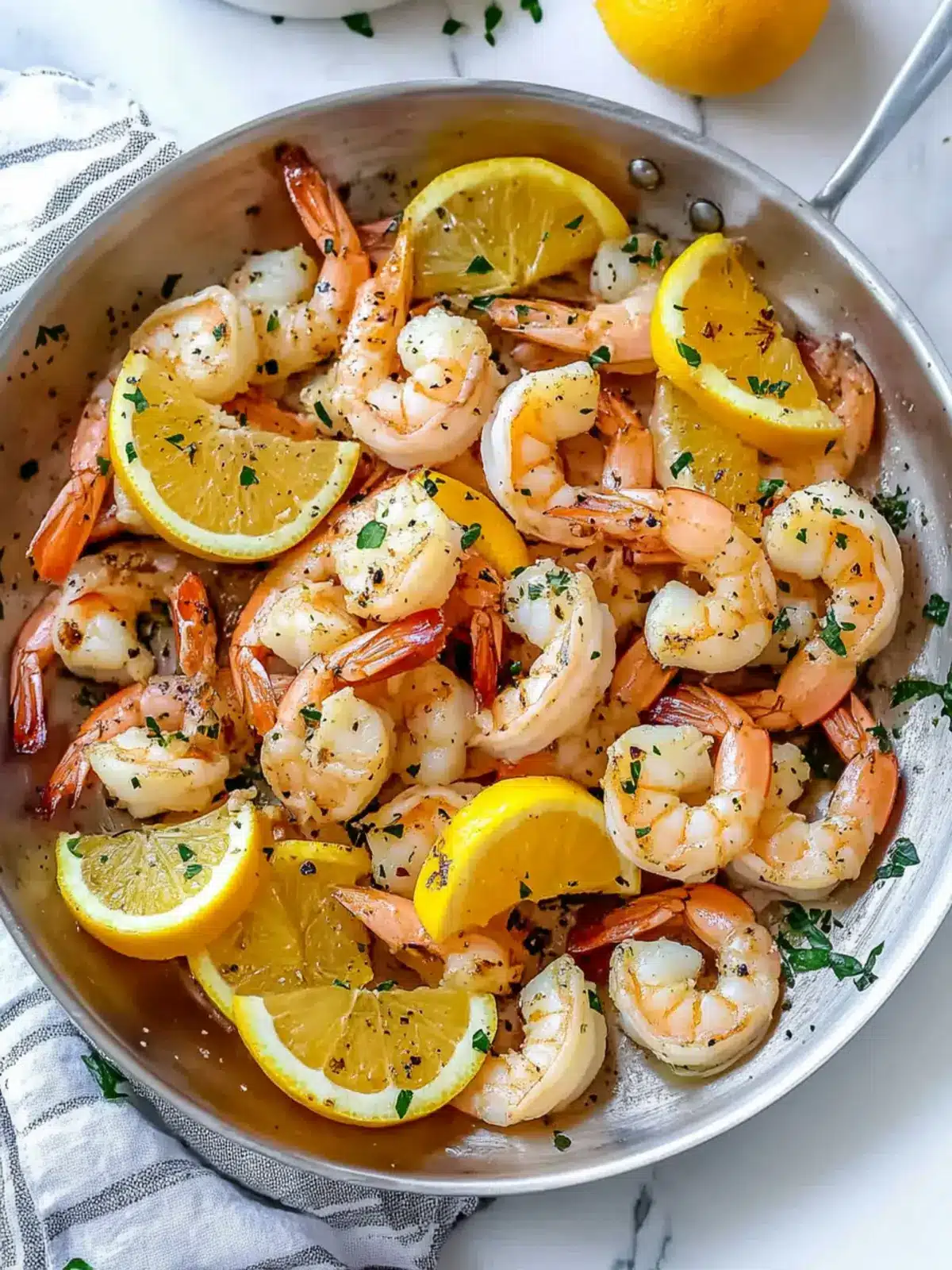 Savor the Zest: Pan-Seared Citrus Shrimp Recipe Delight 3 Pan-Seared Citrus Shrimp