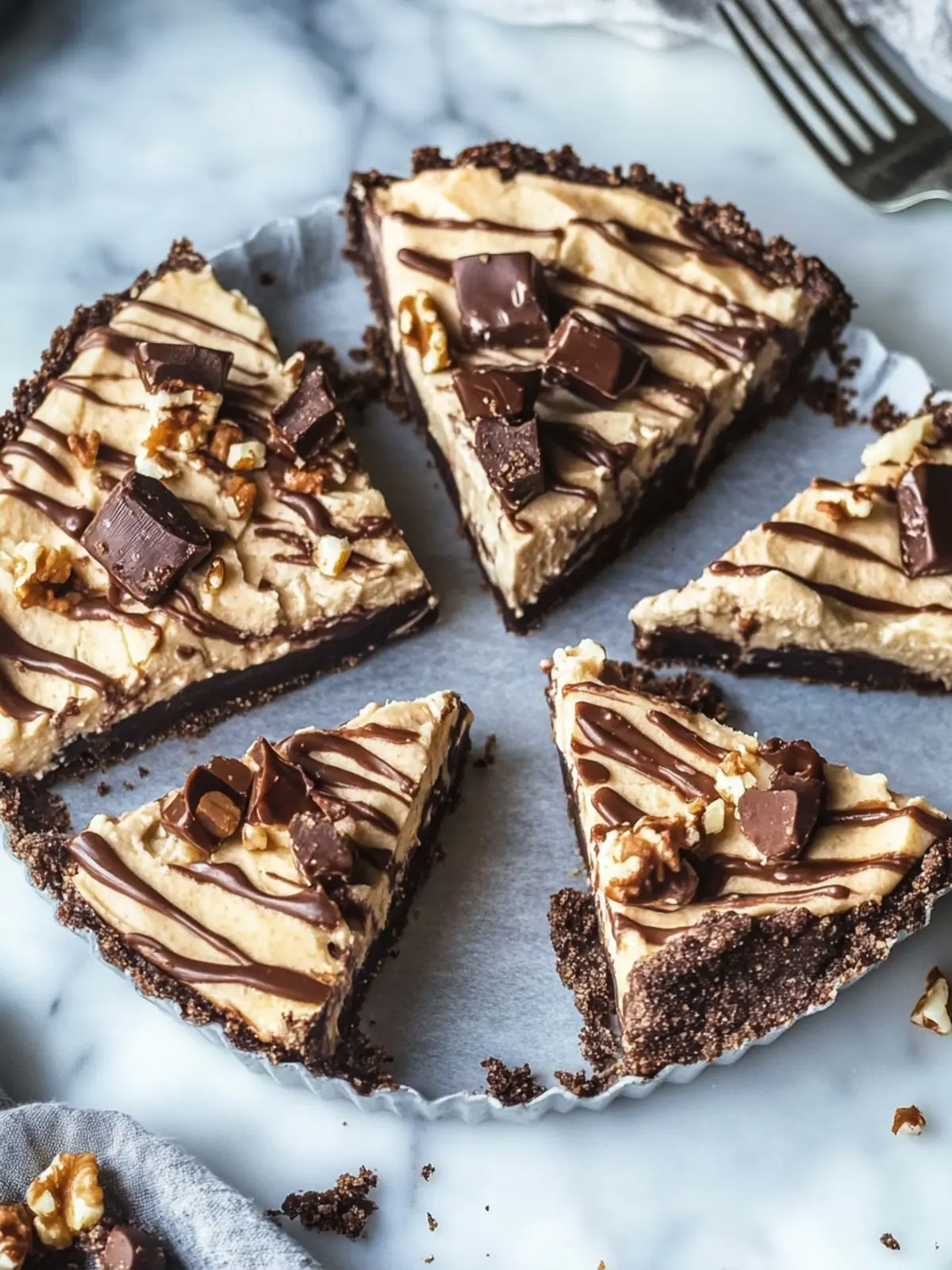 Decadent Healthy Snickers Pie You'll Want to Savor Tonight 4 Healthy Snickers Pie