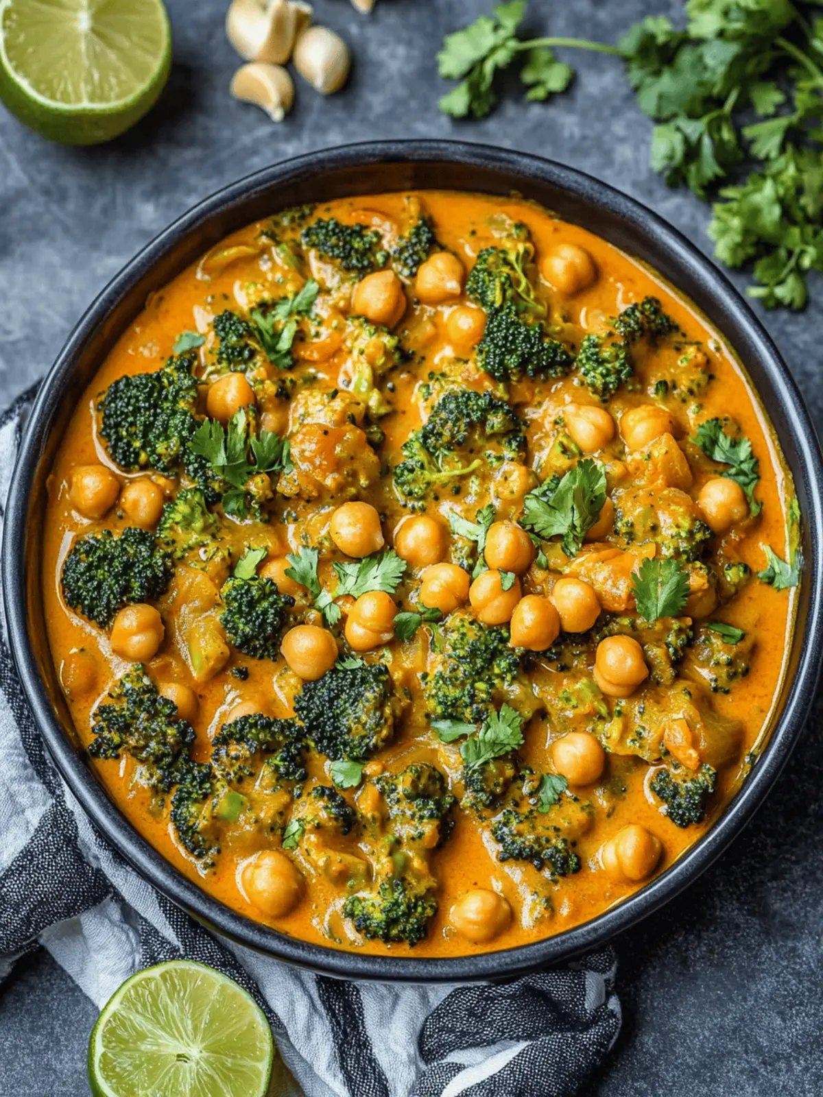 Creamy Broccoli Chickpea Curry for Cozy Comfort Food Nights 2 Broccoli Chickpea Curry