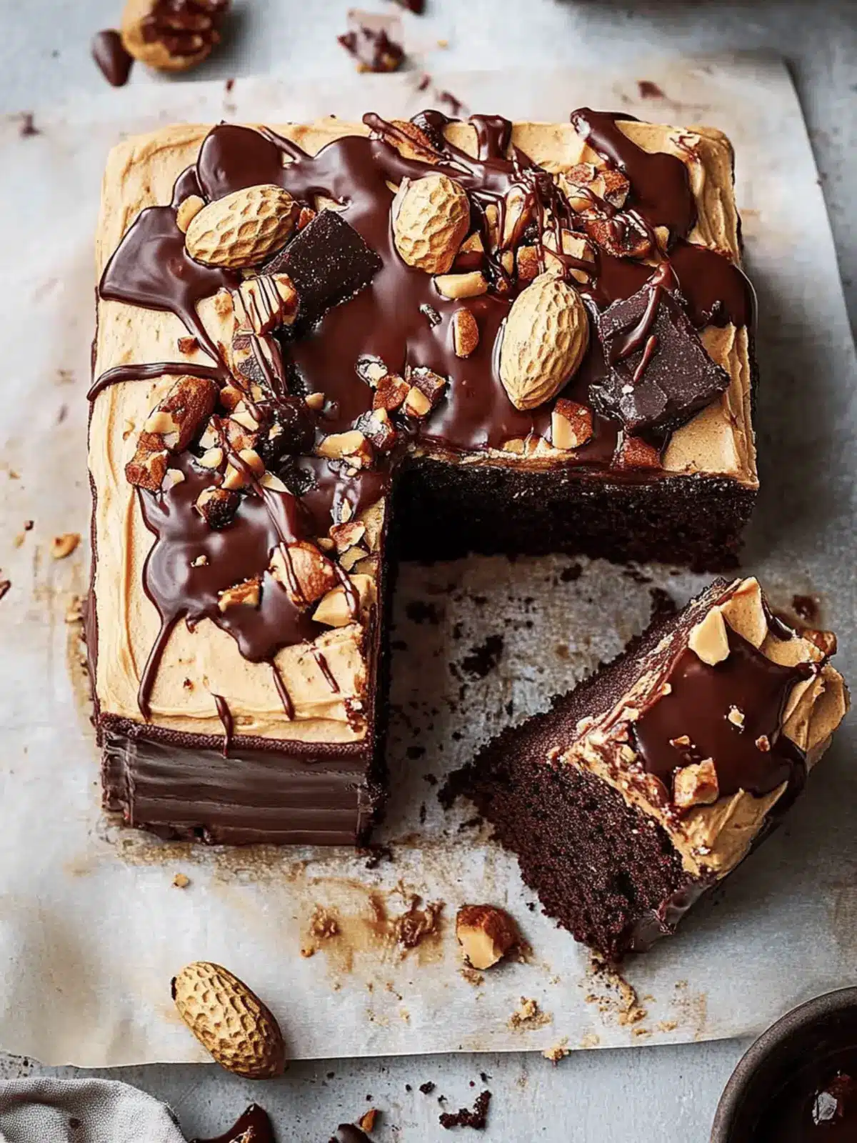 Irresistible Chocolate Peanut Butter Cake for Gatherings 3 Chocolate Peanut Butter Cake