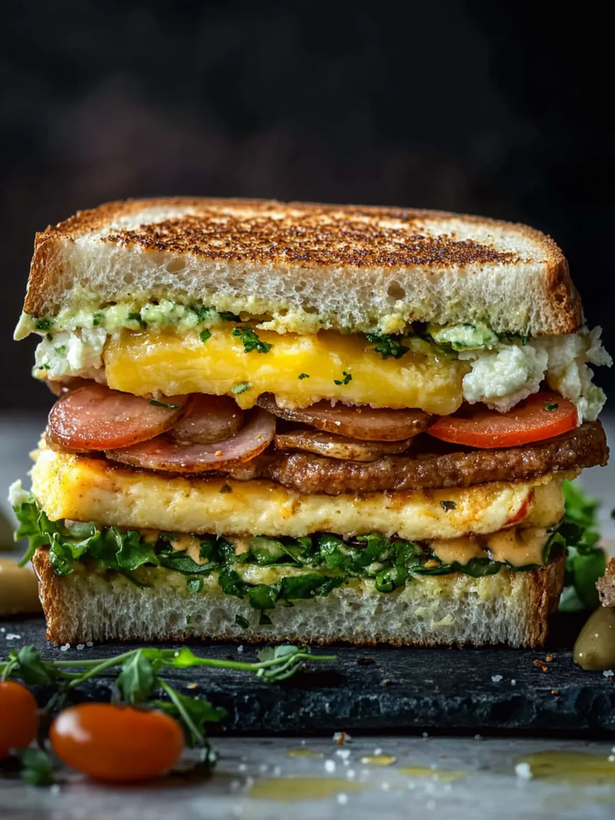 Heavenly Breakfast Club Sandwich: A Morning Game Changer 2 Breakfast Club Sandwich