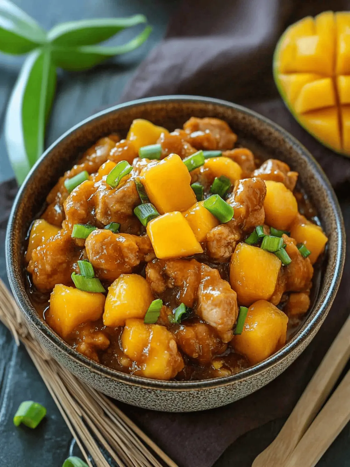 Savory Asian Mango Chicken: A Flavorful Twist at Home 2 Asian Mango Chicken