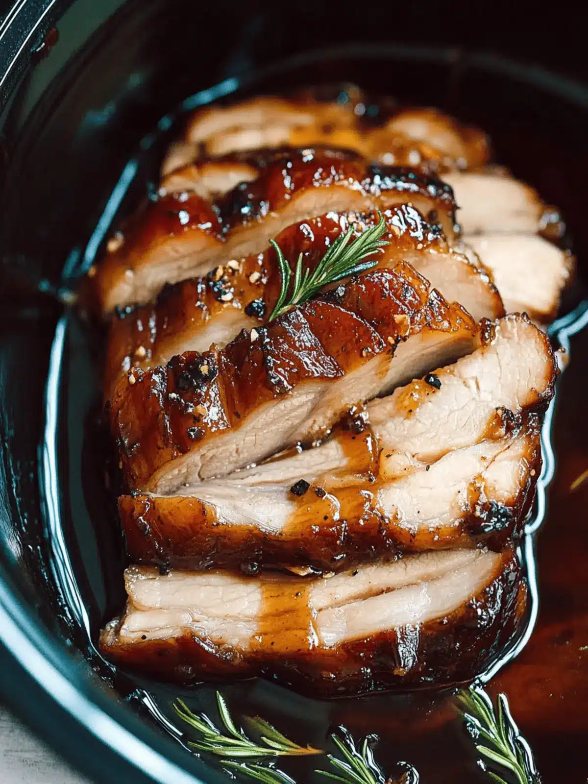 Melt-in-Your-Mouth Slow Cooker Pork Belly with Honey Balsamic Glaze 4 Slow Cooker Pork Belly with Honey Balsamic Glaze