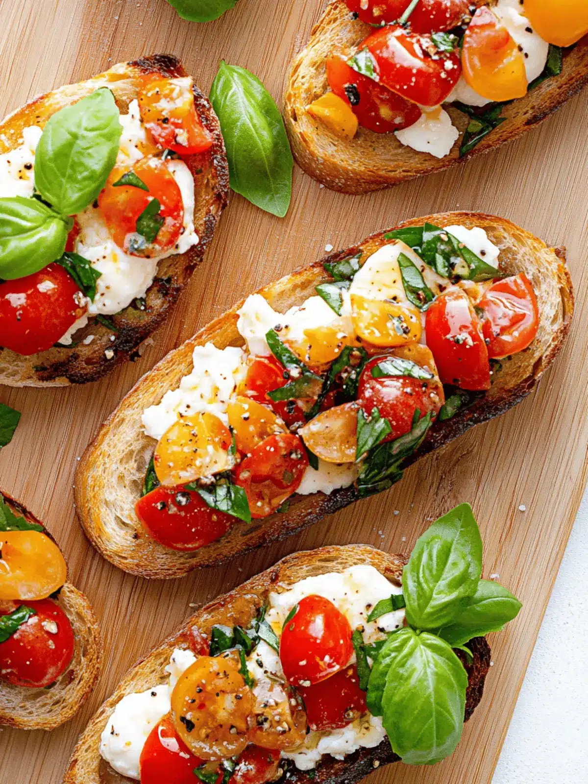 Irresistible Burrata Bruschetta: Your Go-To Summer Delight 2 Burrata Bruschetta