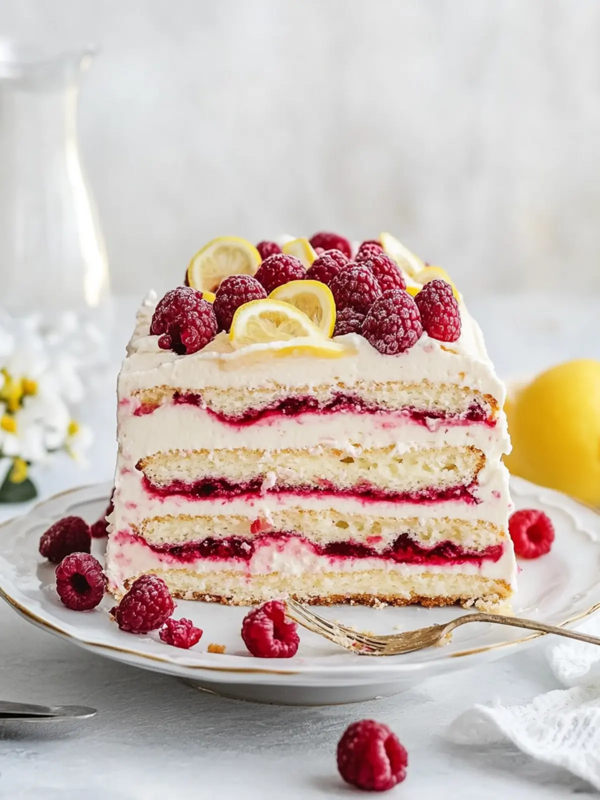 Delight Your Senses with Lemon Raspberry Icebox Cake 4 Lemon Raspberry Icebox Cake