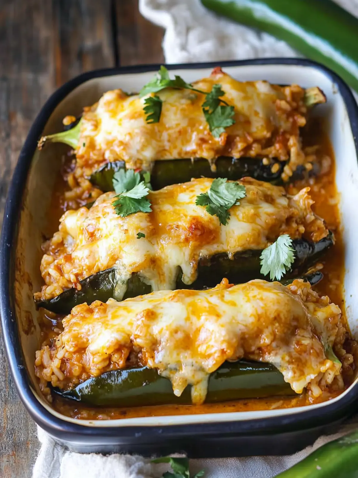 Savor Chicken Brown Rice and Cheese Stuffed Poblanos Tonight 2 Chicken Brown Rice and Cheese Stuffed Poblanos