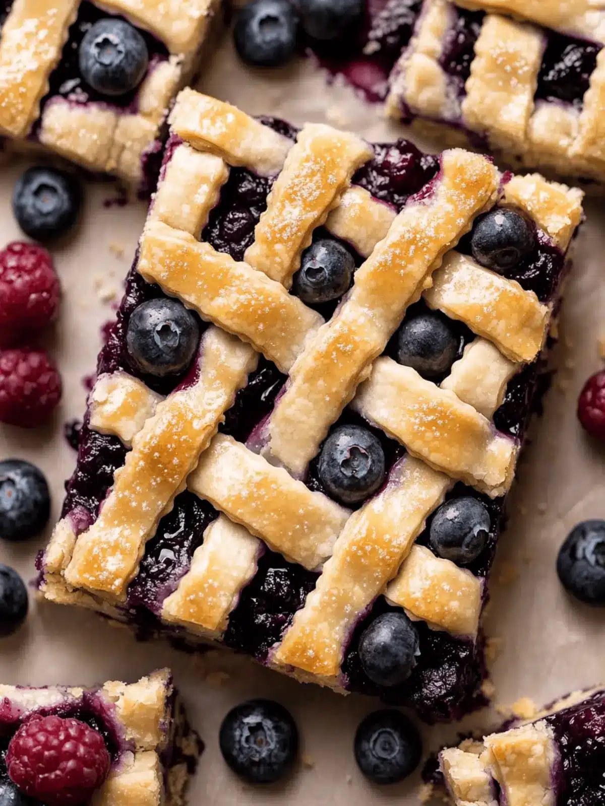 Gooey Blueberry Pie Bars with Lattice Pie Crust You ll Love 2 Gooey Blueberry Pie Bars with Lattice Pie Crust