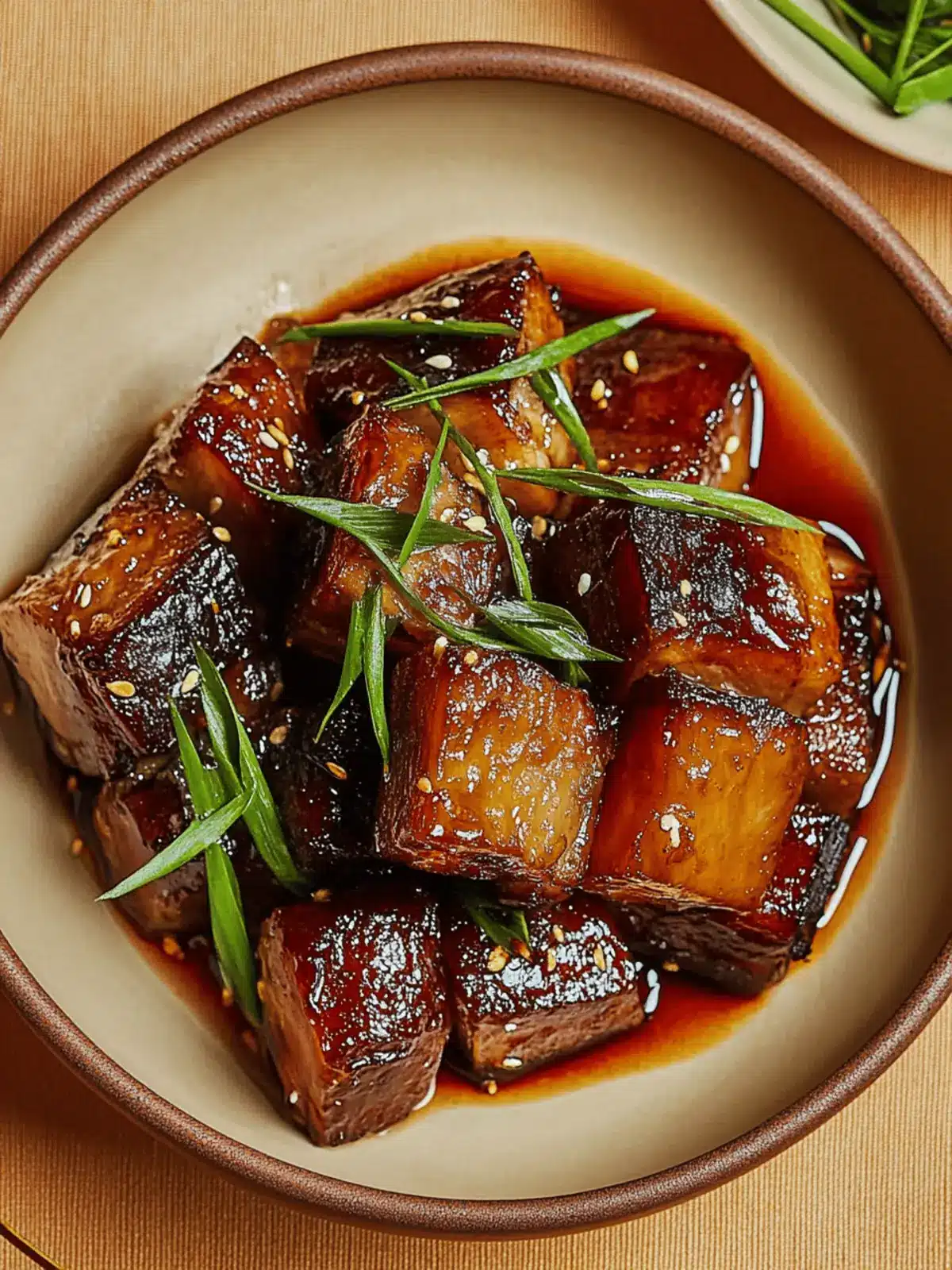 Sake-and-Soy-Braised Pork Belly: Sticky Goodness Awaits 2 Sake-and-Soy-Braised Pork Belly
