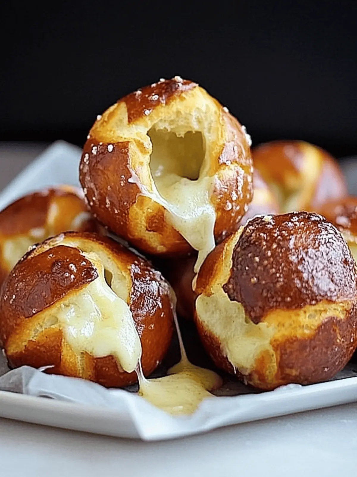 Garlic Cheese-Stuffed Pretzel Bombs: Homemade Joy in Every Bite 3 Garlic Cheese-Stuffed Pretzel Bombs