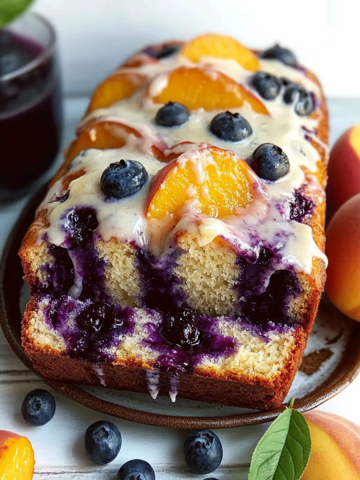 Irresistibly Easy Peach Blueberry Loaf Recipe You ll Love 2 Easy Peach Blueberry Loaf