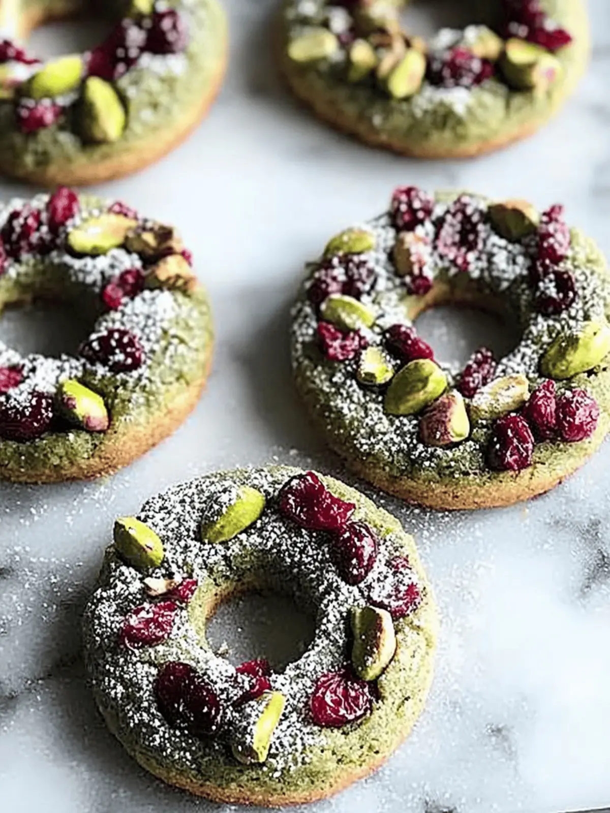 Irresistible Pistachio Cranberry Wreath Cookies for the Holidays 2 Pistachio Cranberry Wreath Cookies