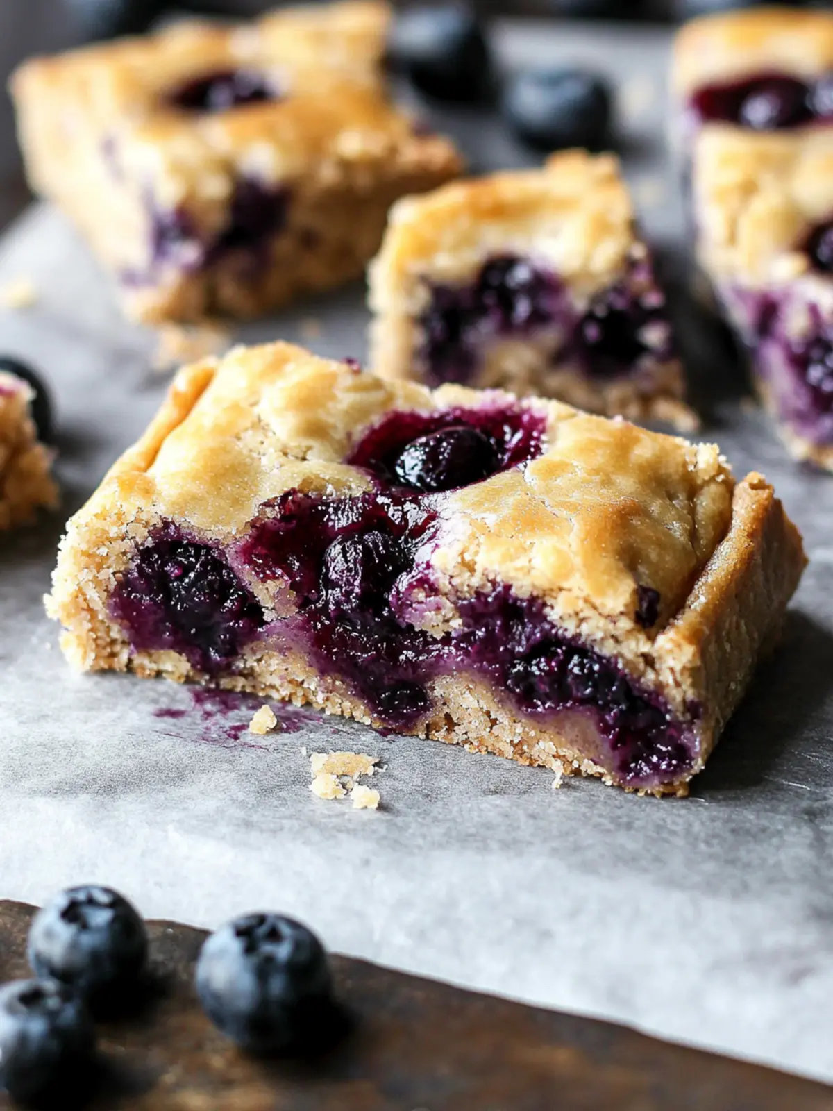 Delicious Blueberry Soft Baked Bars for Easy Snacking 4 Blueberry Soft Baked Bars