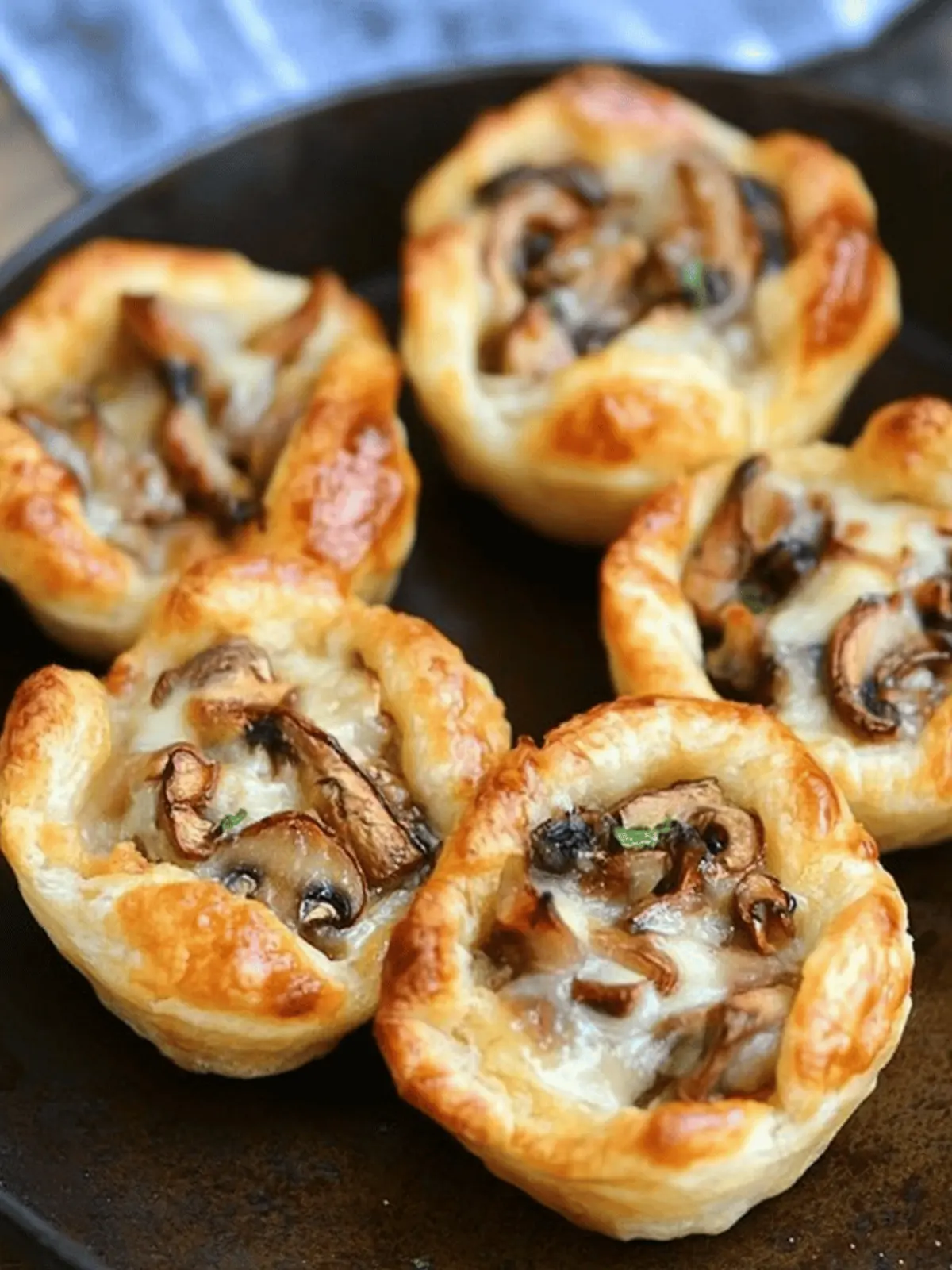 Mouthwatering Mushroom Cheese Puff Bites You ll Love 4 Mushroom Cheese Puff Bites