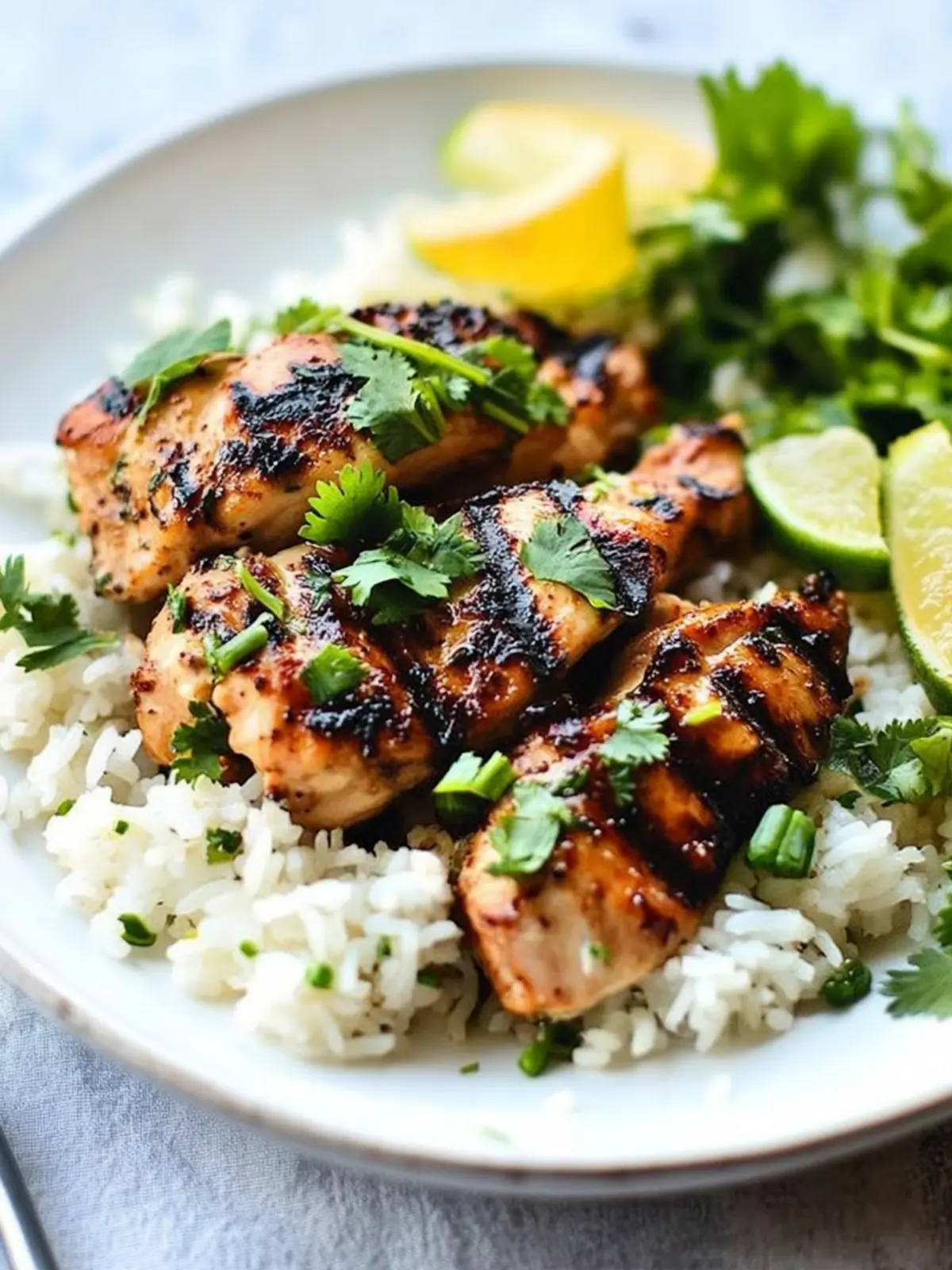 Grilled Hawaiian Chicken with Coconut-Cilantro Rice Bliss 2 Grilled Hawaiian Chicken with Coconut-Cilantro Rice