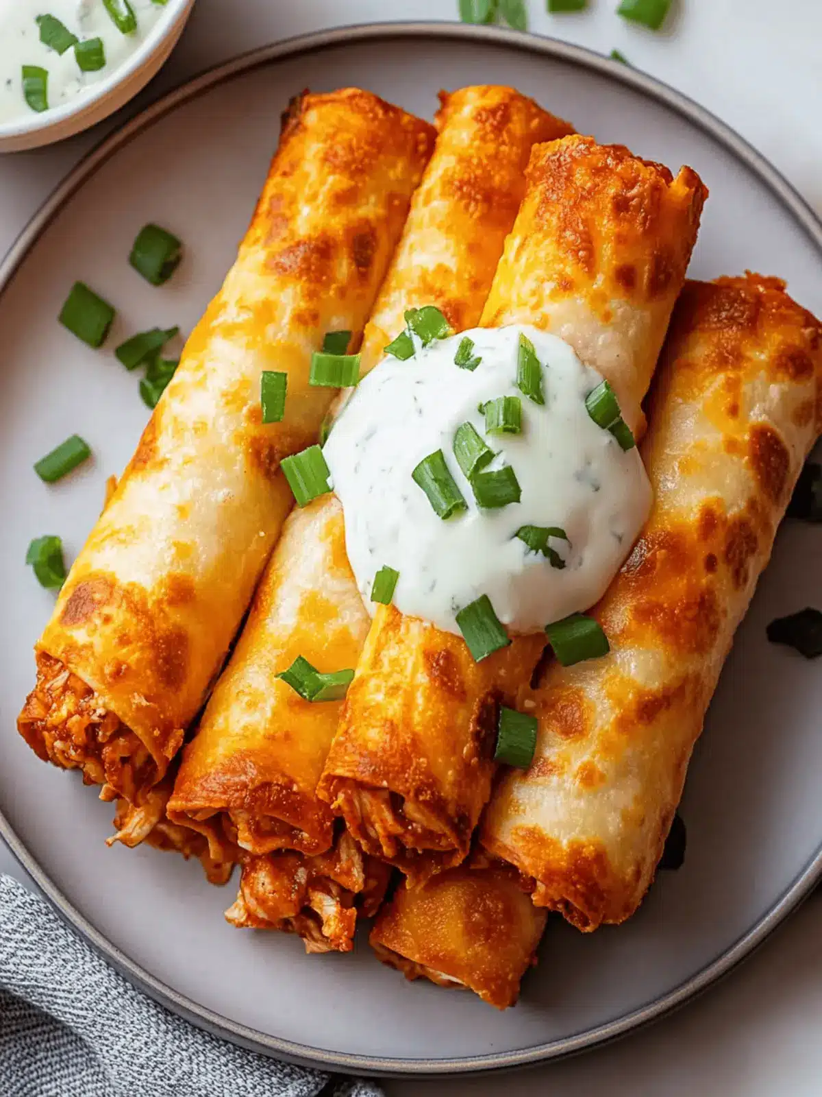 Crispy Buffalo Chicken Taquitos for Game Day Fun 2 Buffalo Chicken Taquitos