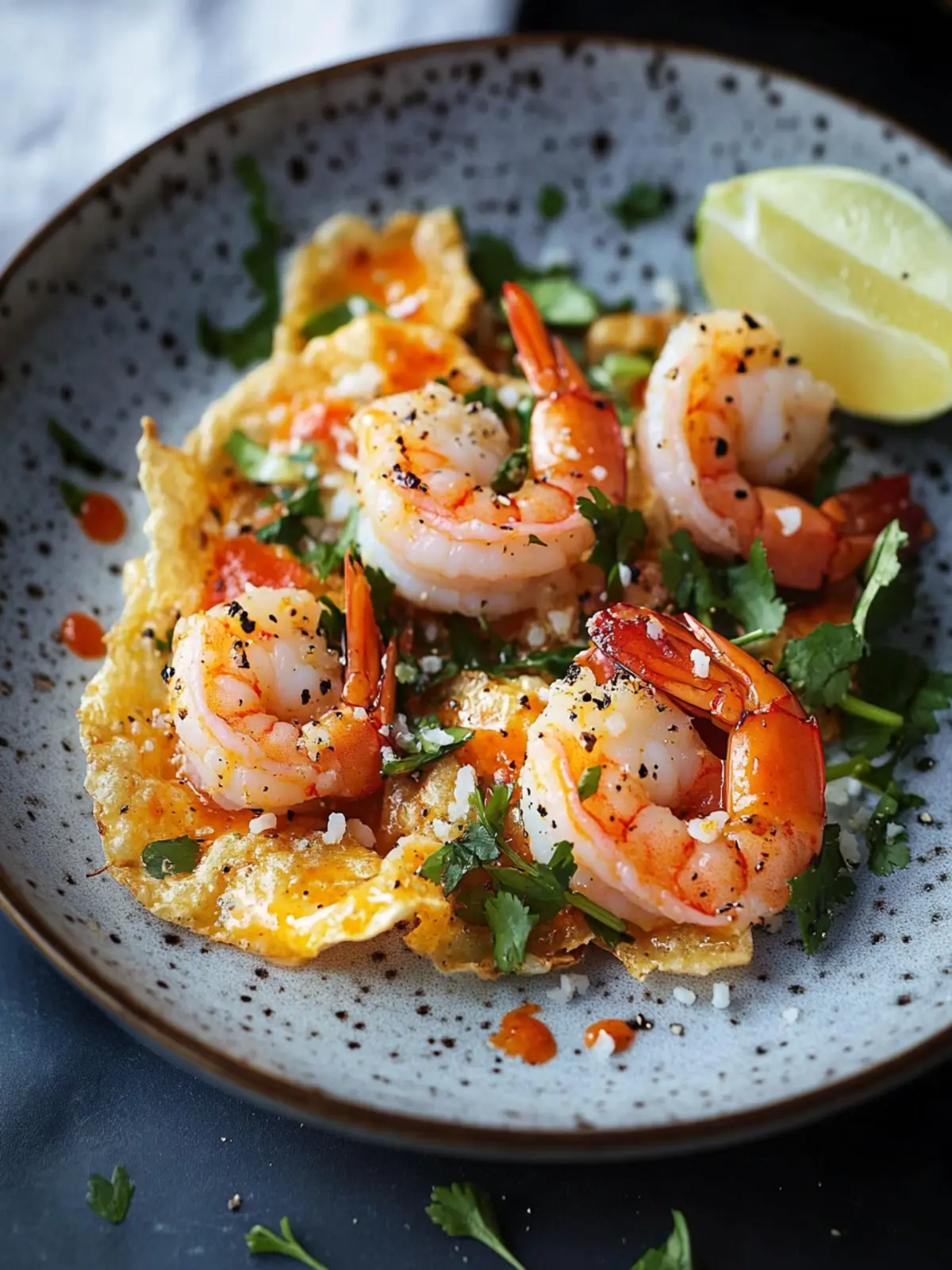 Crispy Spicy Shrimp with Rice Crisps Just Like a Chef's Secret 2 Spicy Shrimp with Rice Crisps