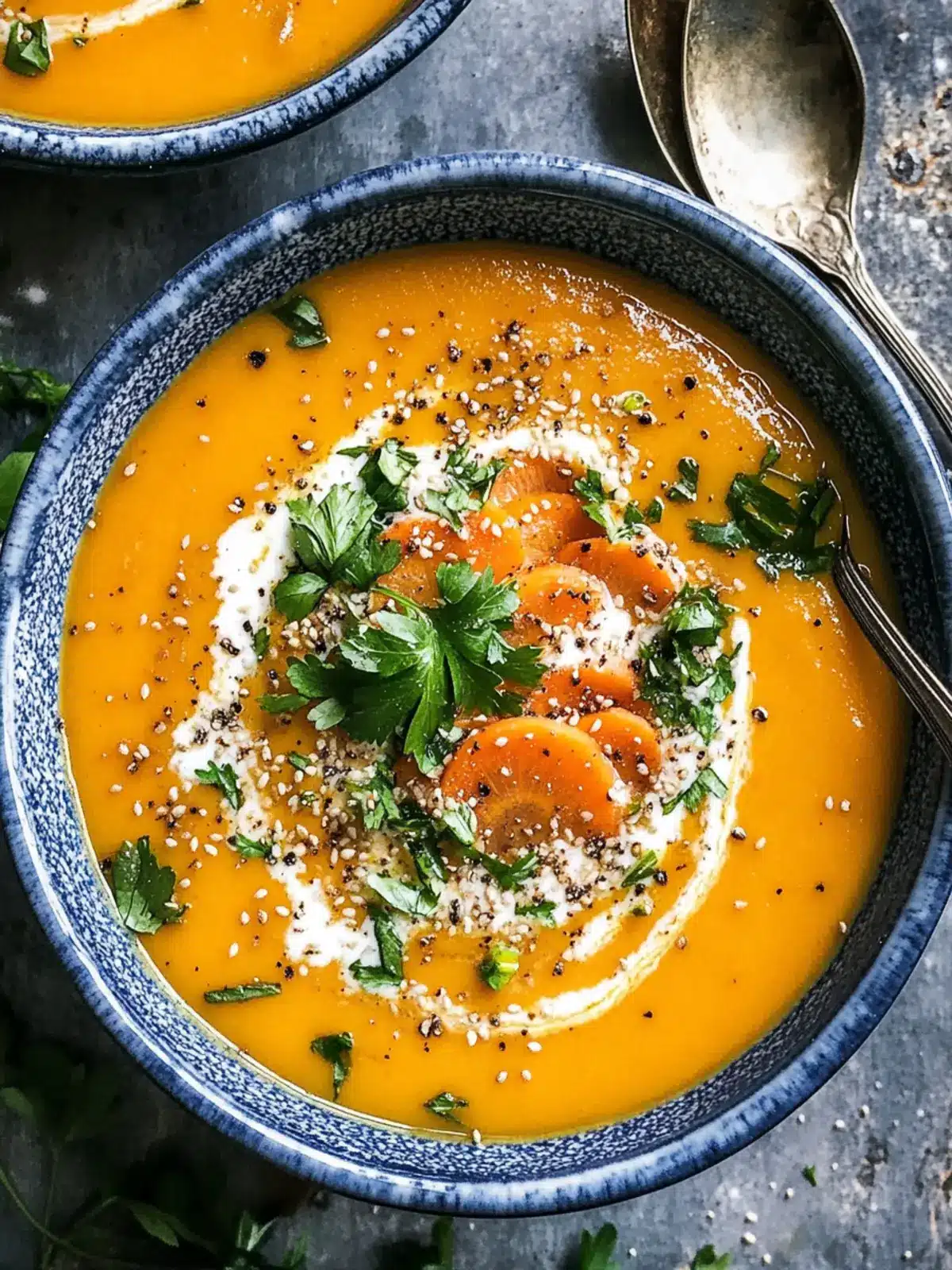 Creamy Tahini Carrot Soup to Brighten Your Spring Days 3 Creamy Tahini Carrot Soup