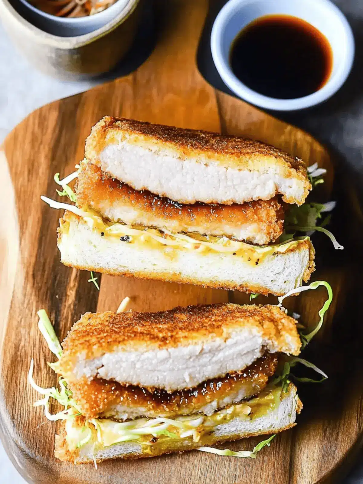 Pork Katsu Sando: Crunchy Japanese Sandwich Bliss at Home 3 Pork Katsu Sando (Sandwich)