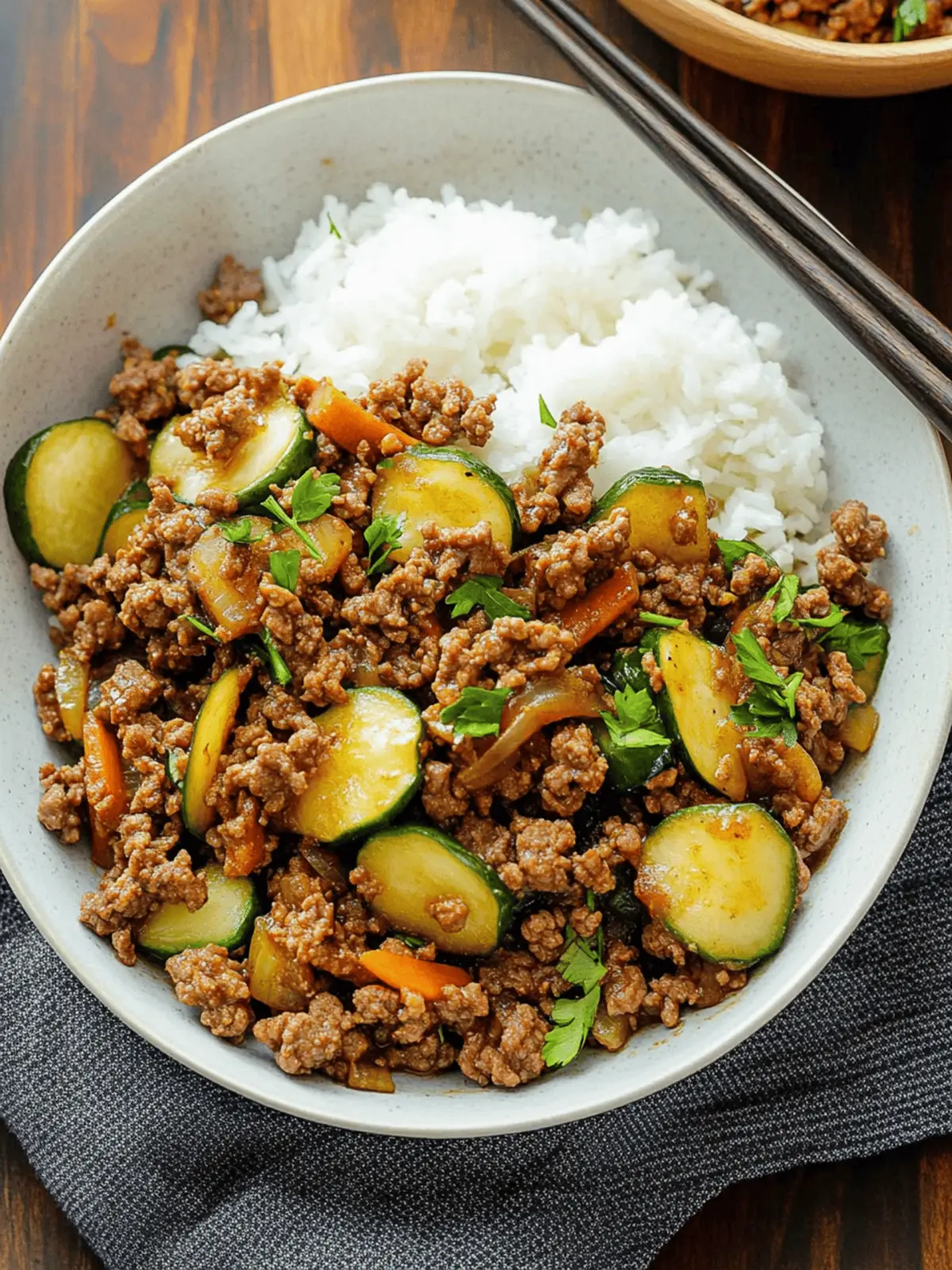Savory Ground Beef Stir Fry: Quick Comfort in 20 Minutes 2 Ground Beef Stir Fry