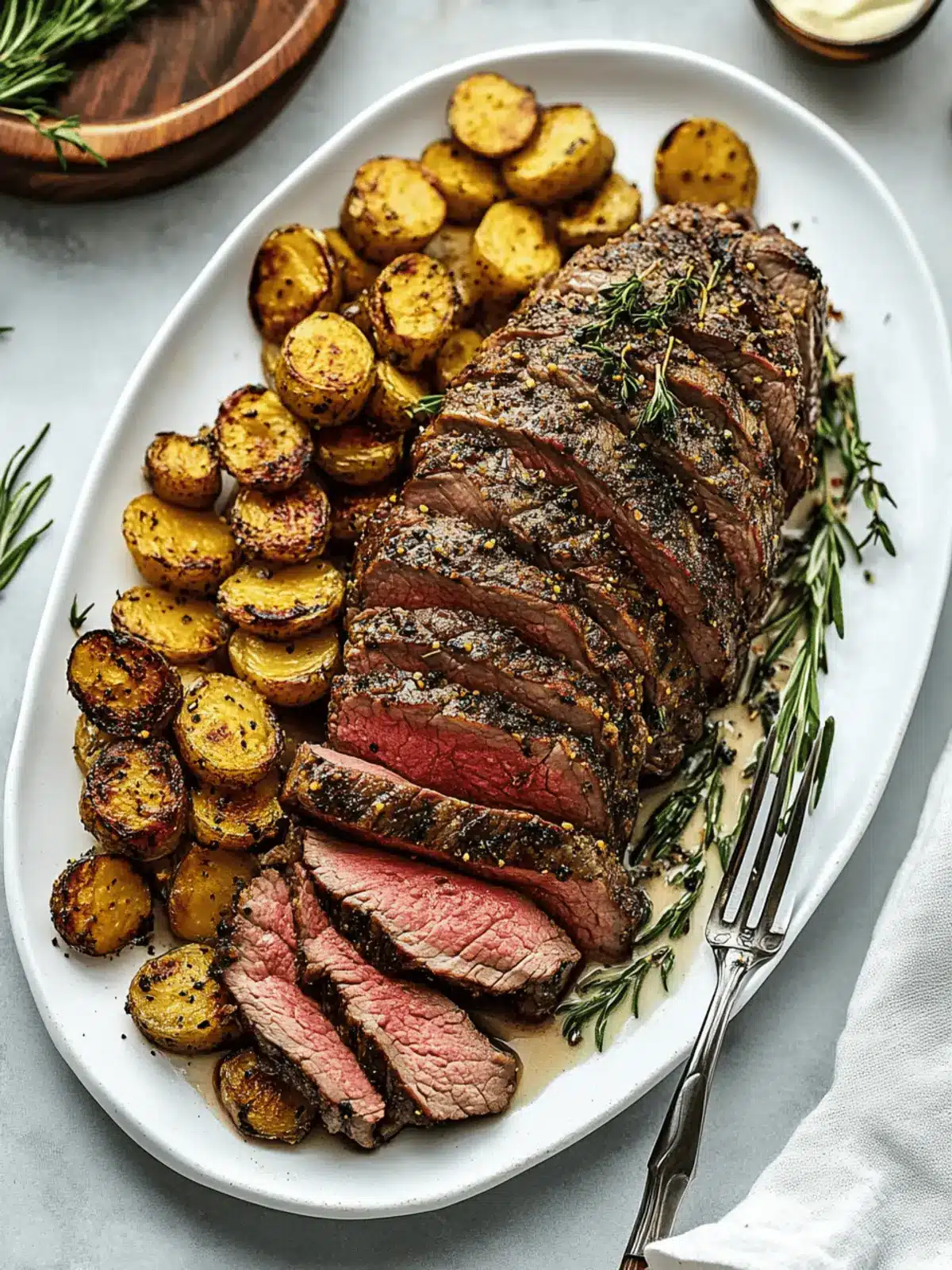 Savory Beef Tenderloin with Garlic and Rosemary Magic 3 Beef Tenderloin