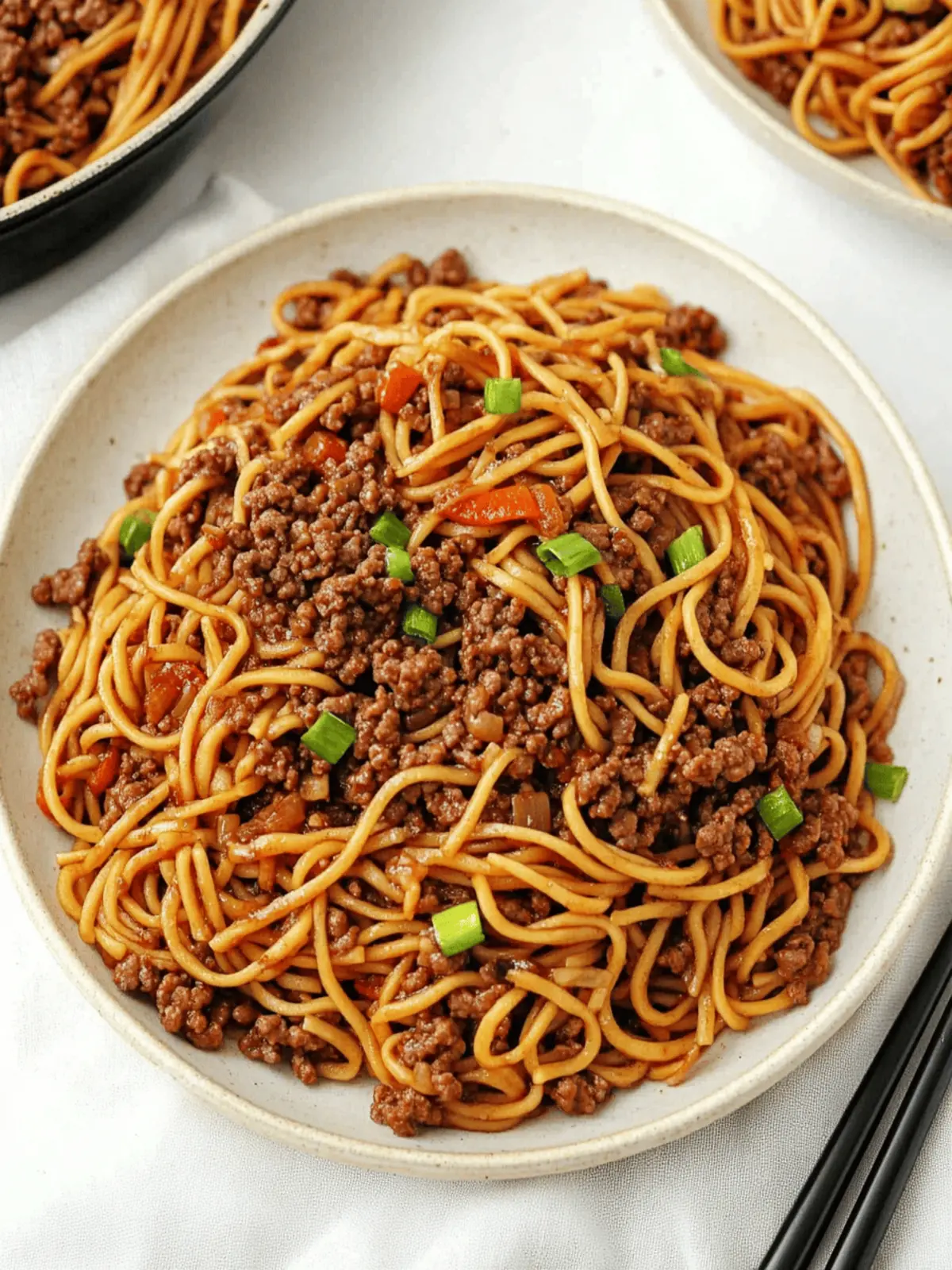 Savory Ground Beef Noodles Ready in 30 Minutes! 4 Ground Beef Noodles