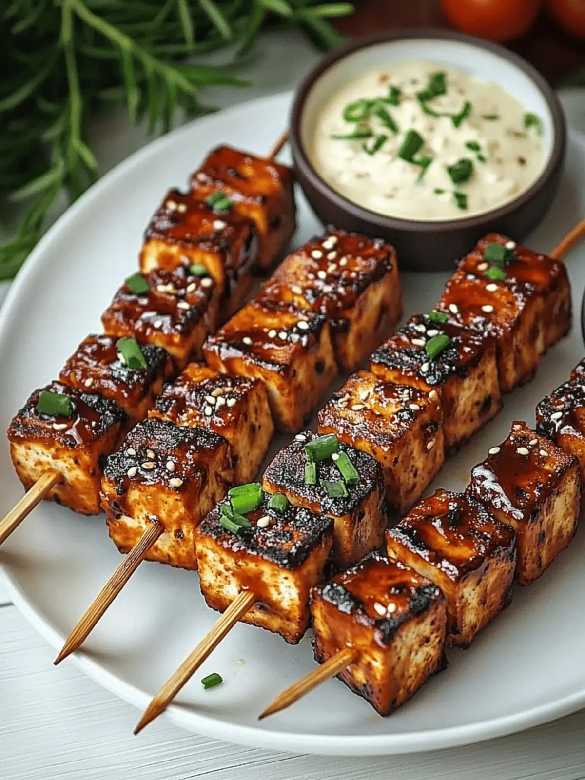 Korean Vegan BBQ Tofu Skewers: A Flavorful Grilling Adventure 3 Korean Vegan BBQ Tofu Skewers