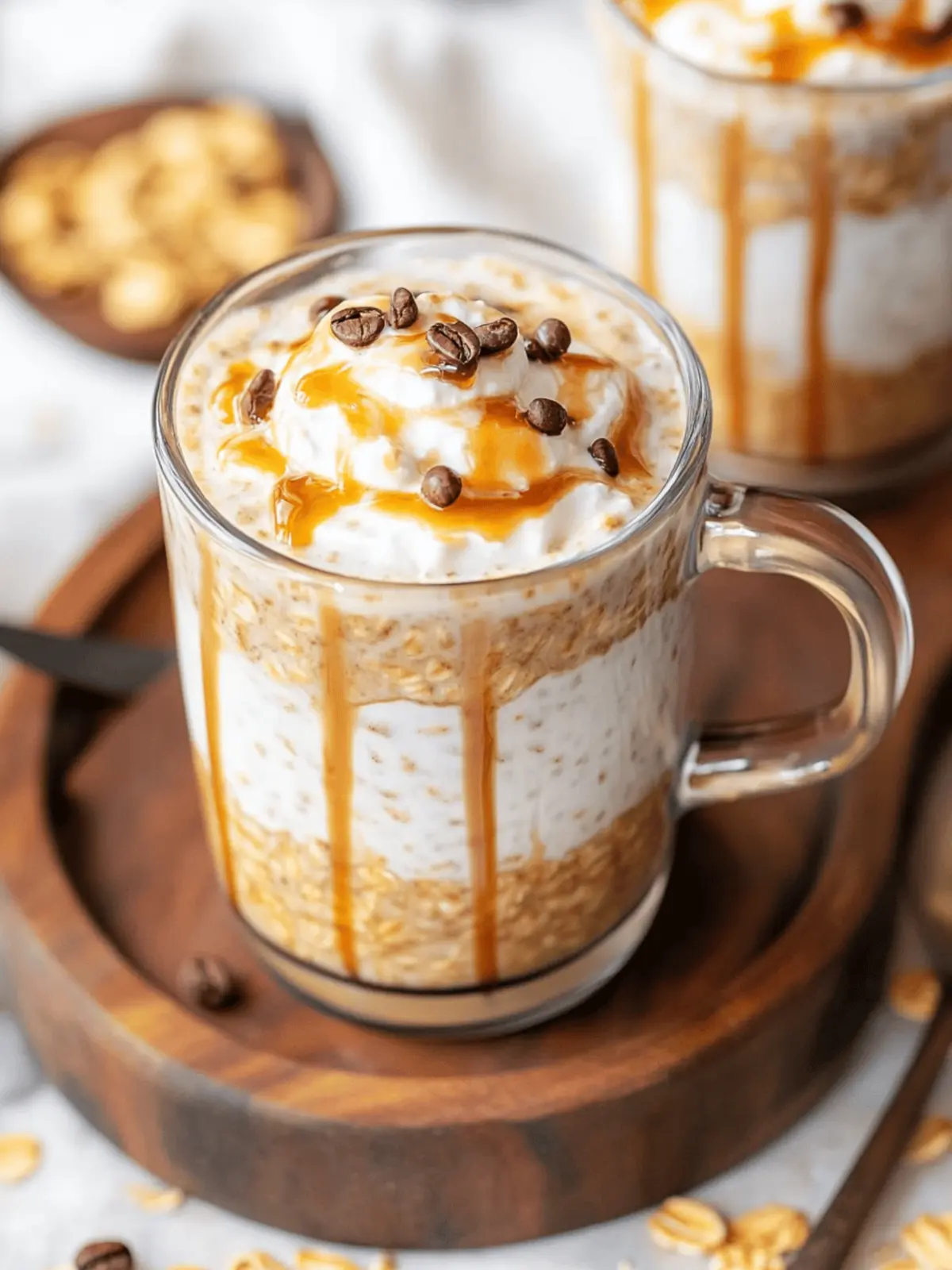 Delicious Caramel Macchiato Protein Overnight Oats for Busy Mornings 3 Caramel Macchiato Protein Overnight Oats