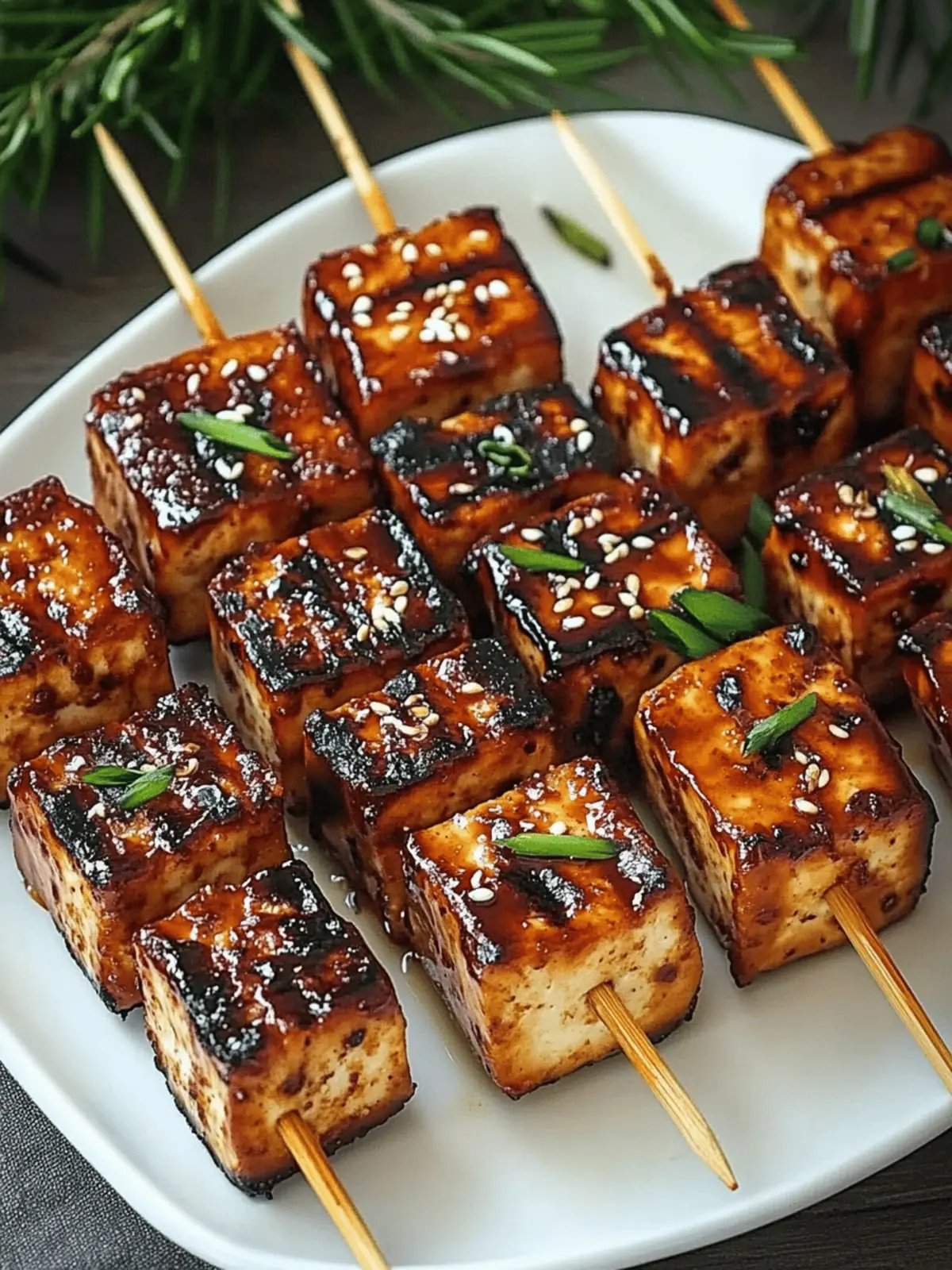 Korean Vegan BBQ Tofu Skewers: A Flavorful Grilling Adventure 2 Korean Vegan BBQ Tofu Skewers