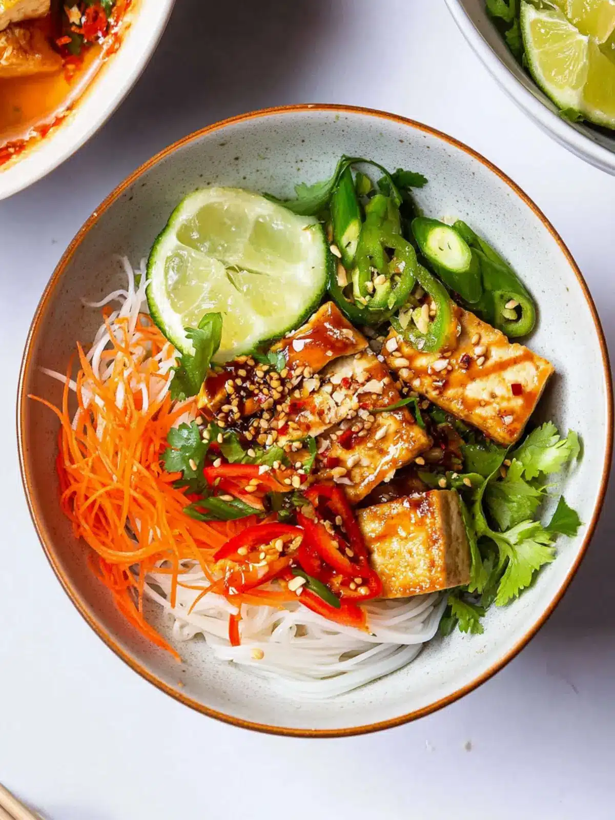 Savory Tofu Vermicelli Salad Bowls for a Flavorful Treat 4 Tofu Vermicelli Salad Bowls