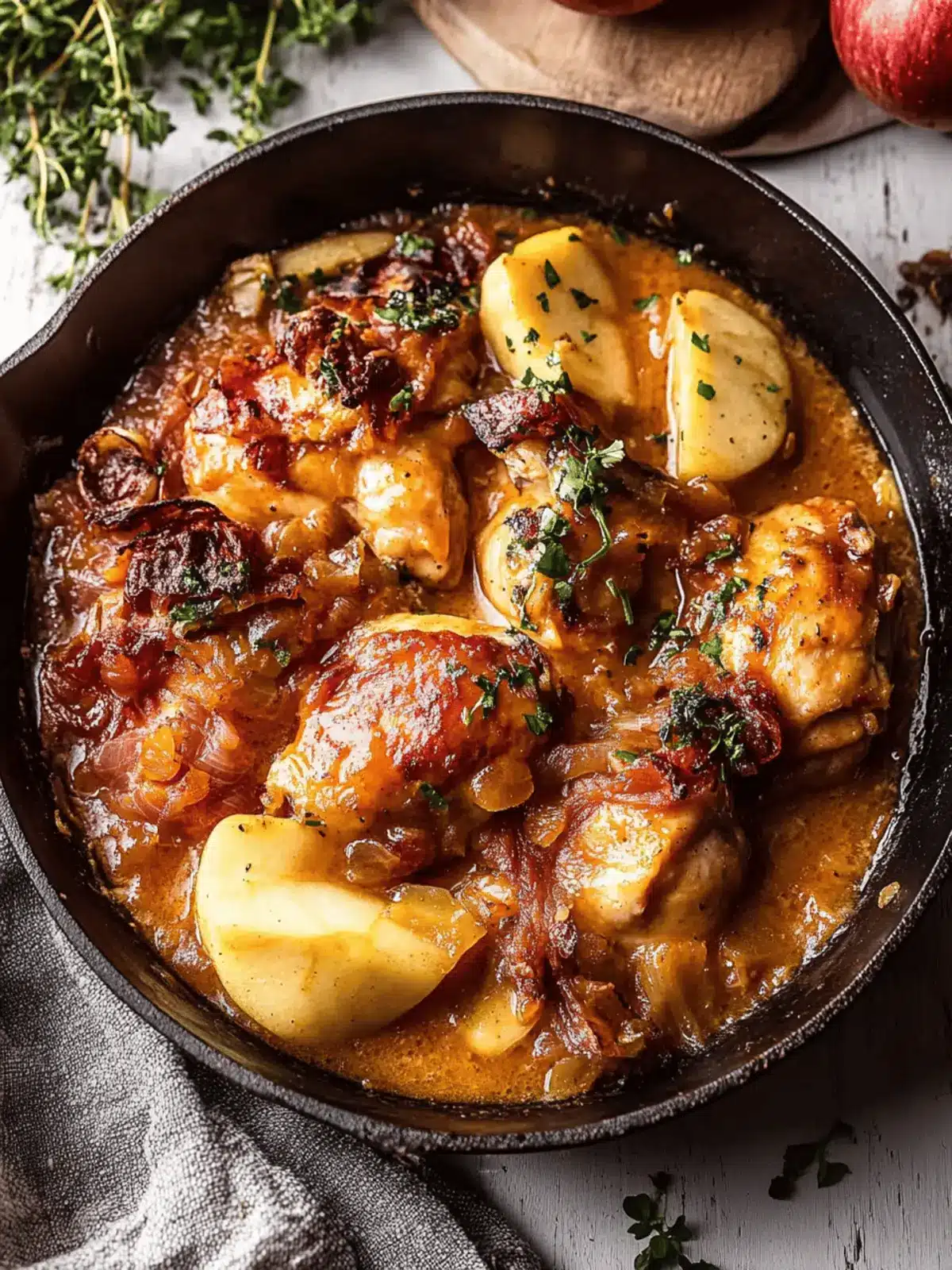 Apple Cider Smothered Chicken: A Cozy Fall Delight 4 Apple Cider Smothered Chicken