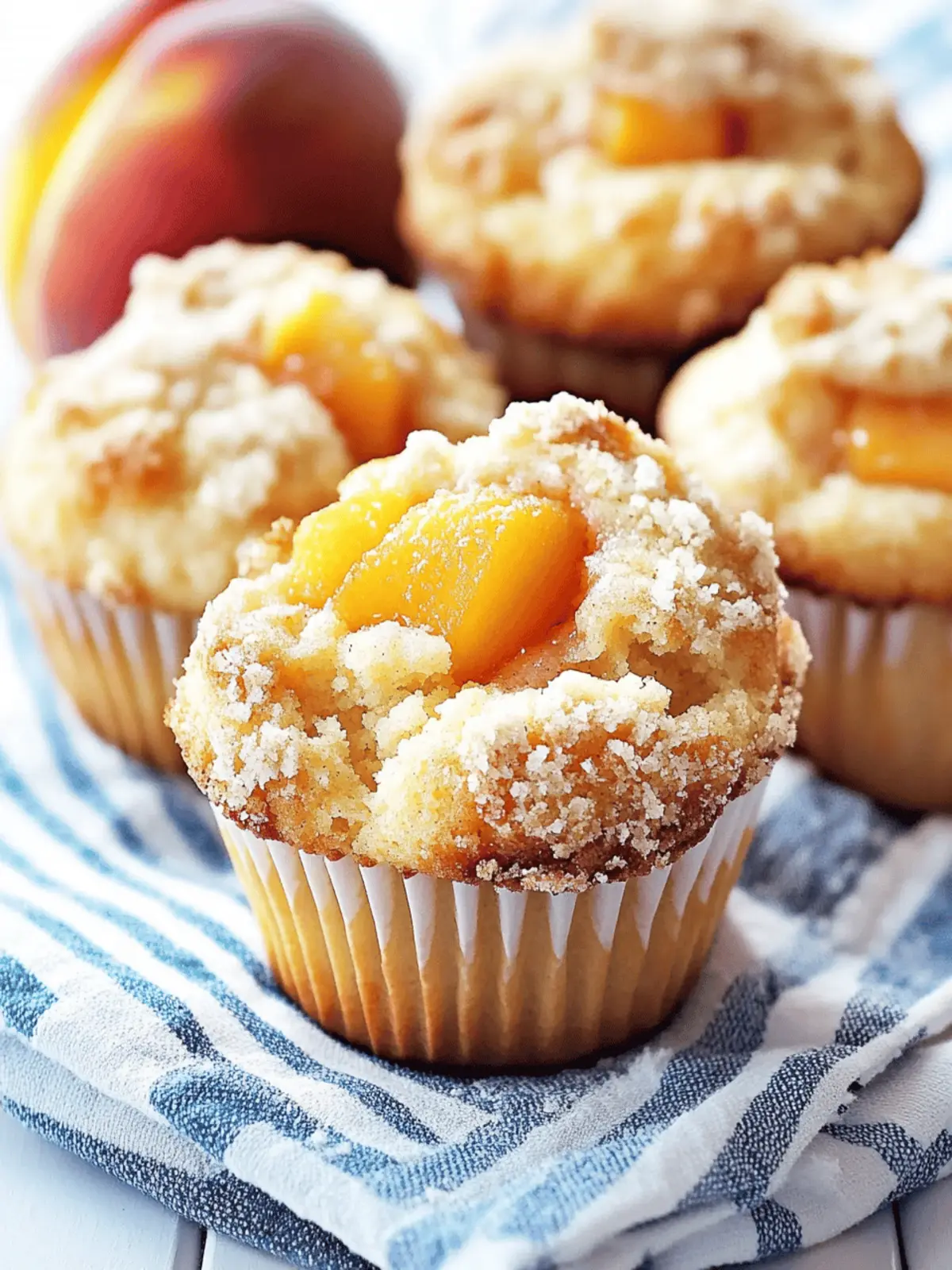 Delicious Homemade Peach Cobbler Muffins for Quick Comfort 2 Homemade Peach Cobbler Muffins