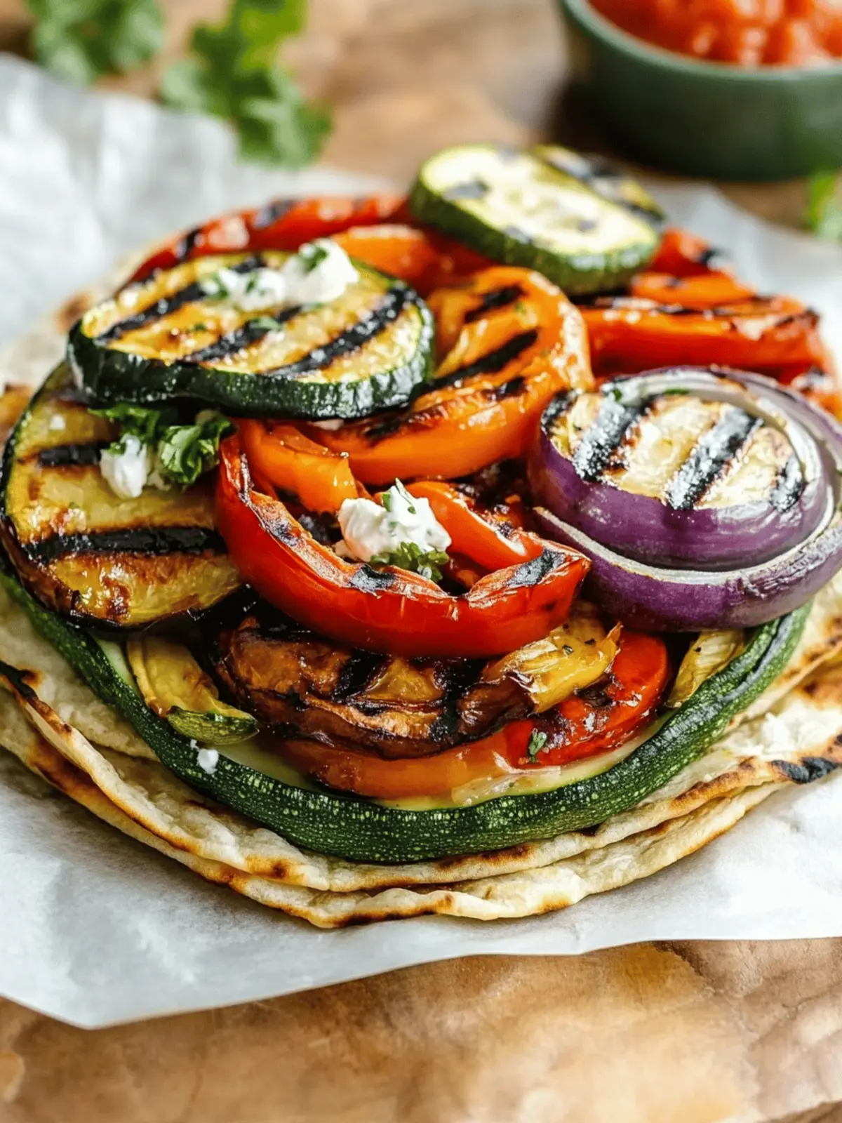 Skewer-Free Grilled Veggie Wraps for Flavor-Packed Adventures 2 Skewer-Free Grilled Veggie Wraps